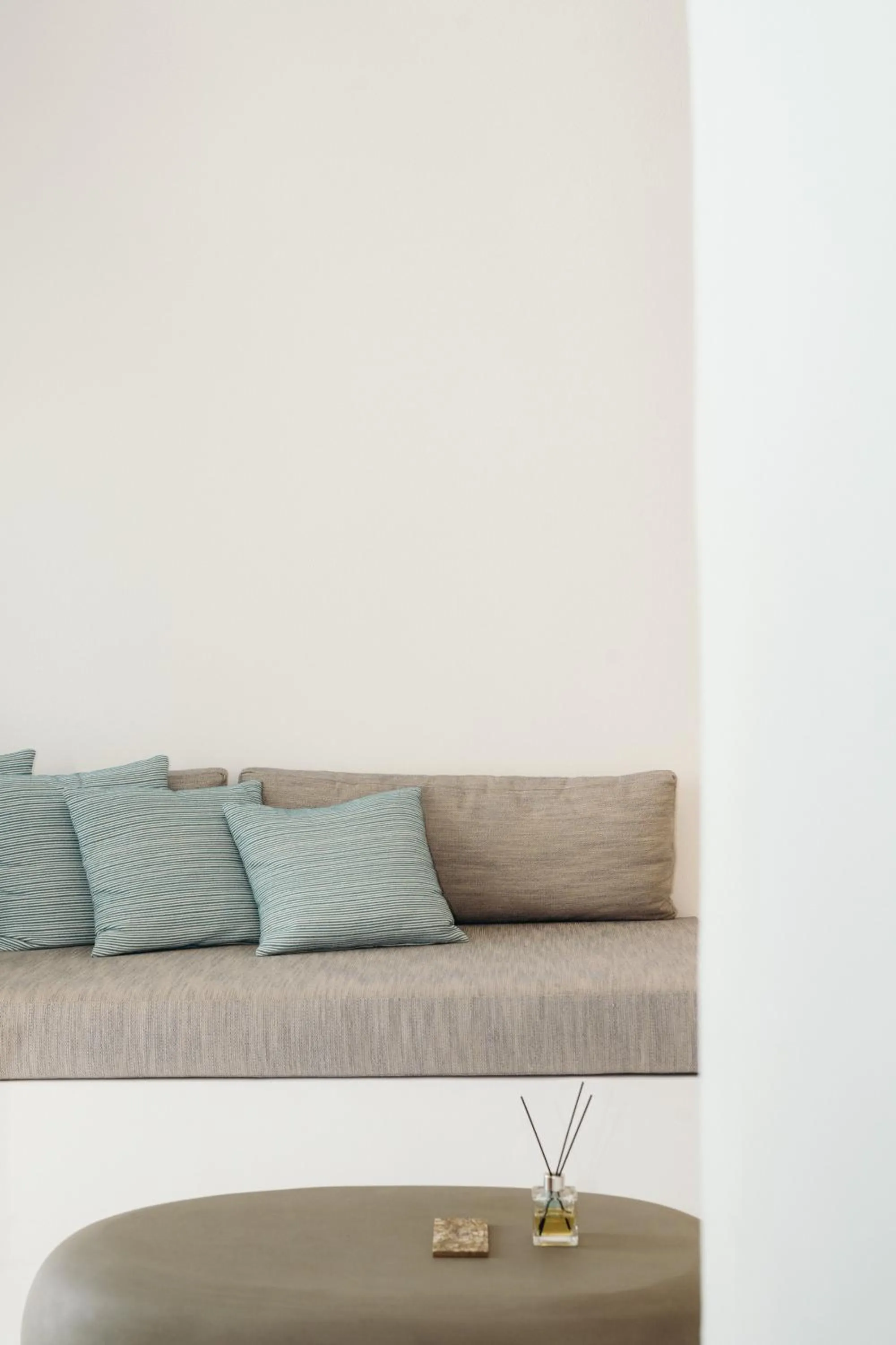 Living room in Nano Oia Villas