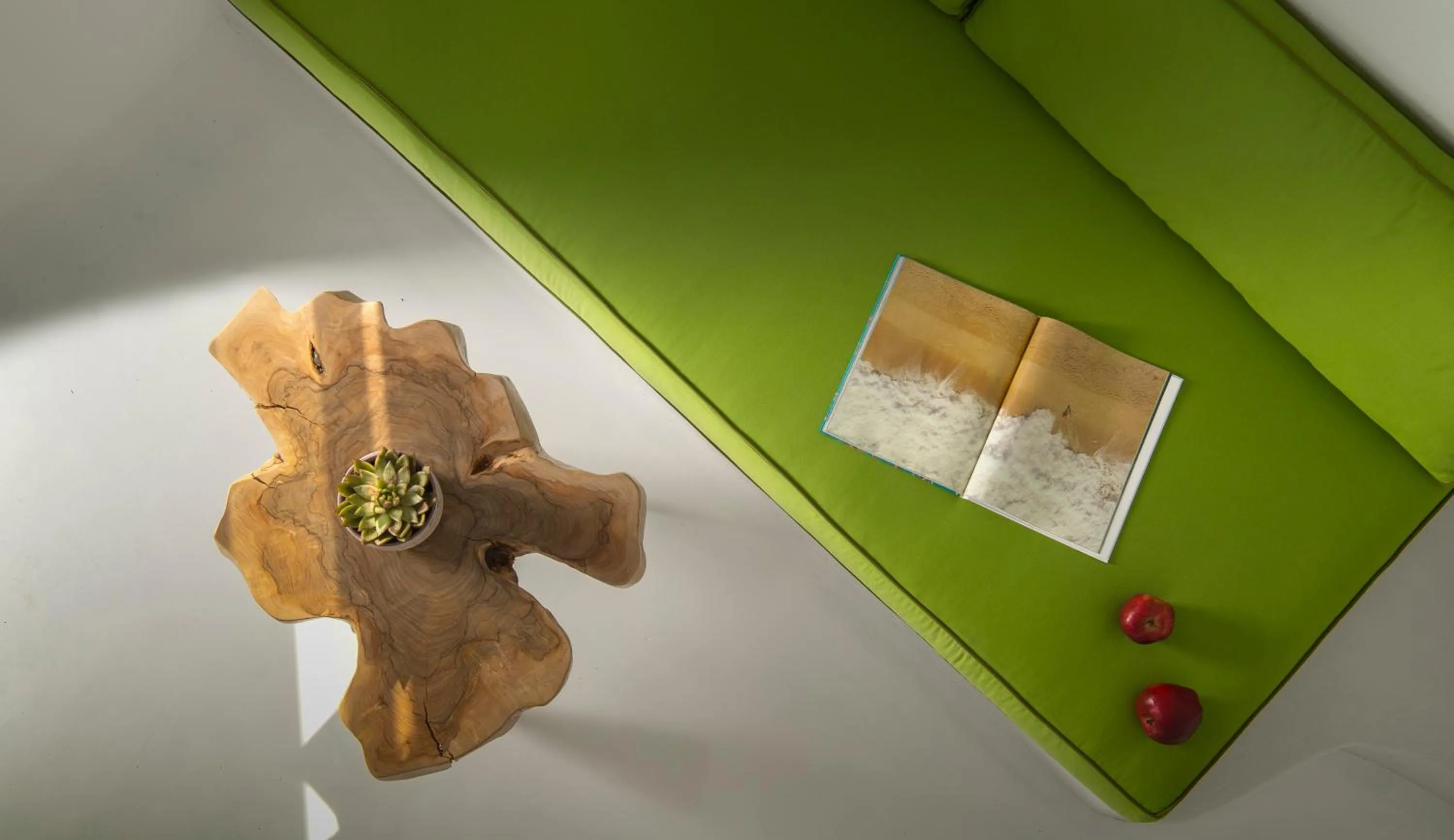 Seating area in Nano Oia Villas