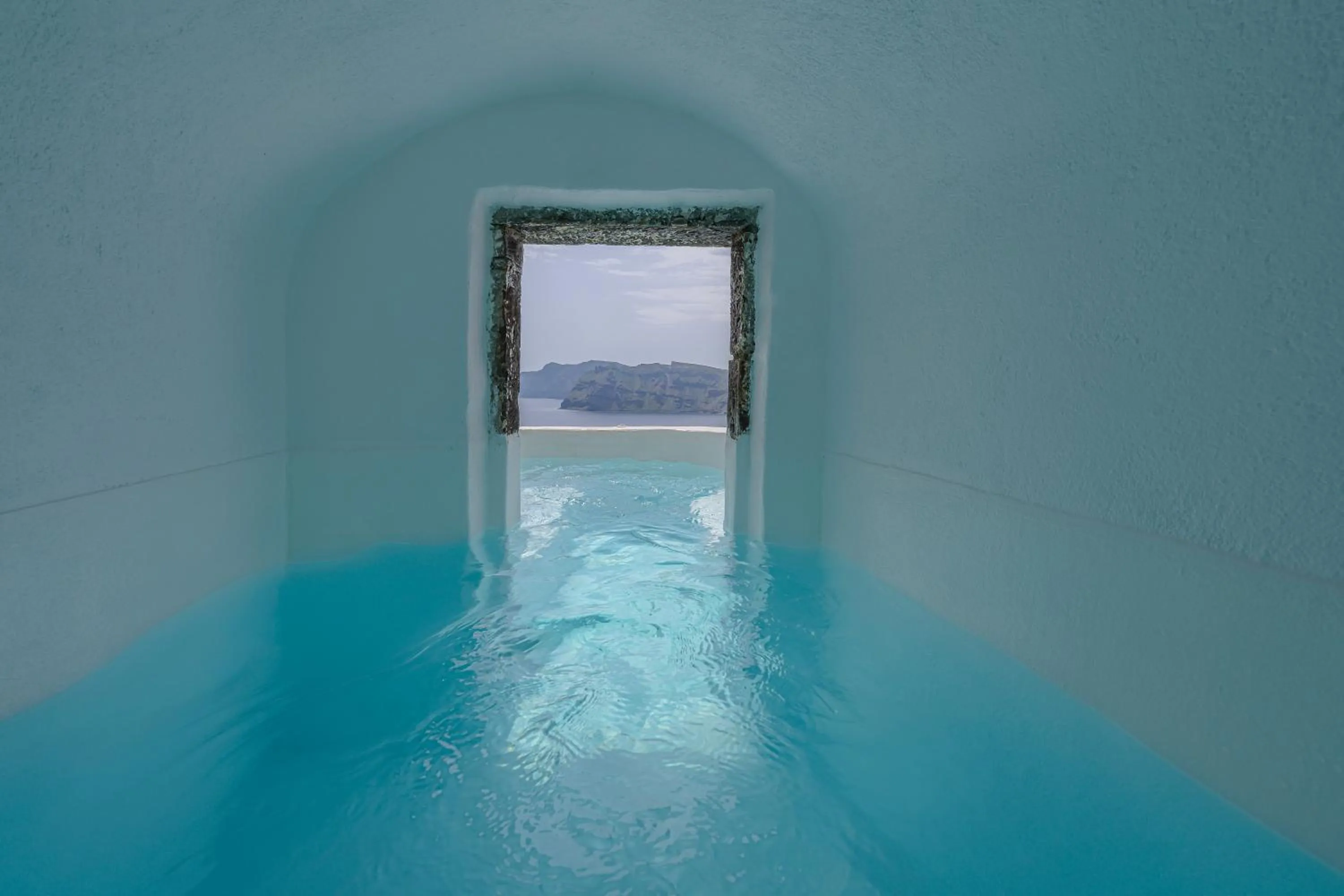 Hot Tub in Nano Oia Villas