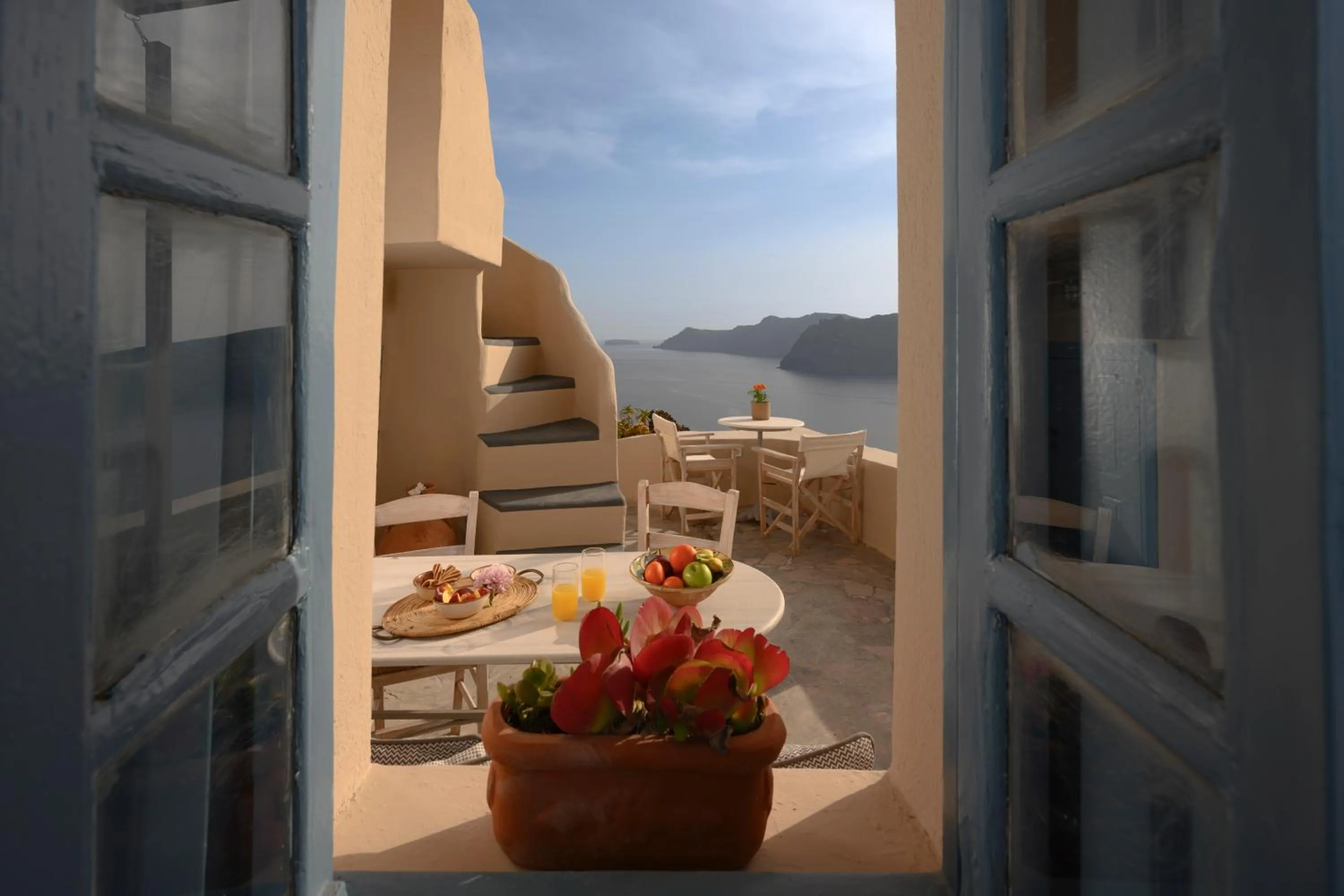 Balcony/Terrace in Nano Oia Villas