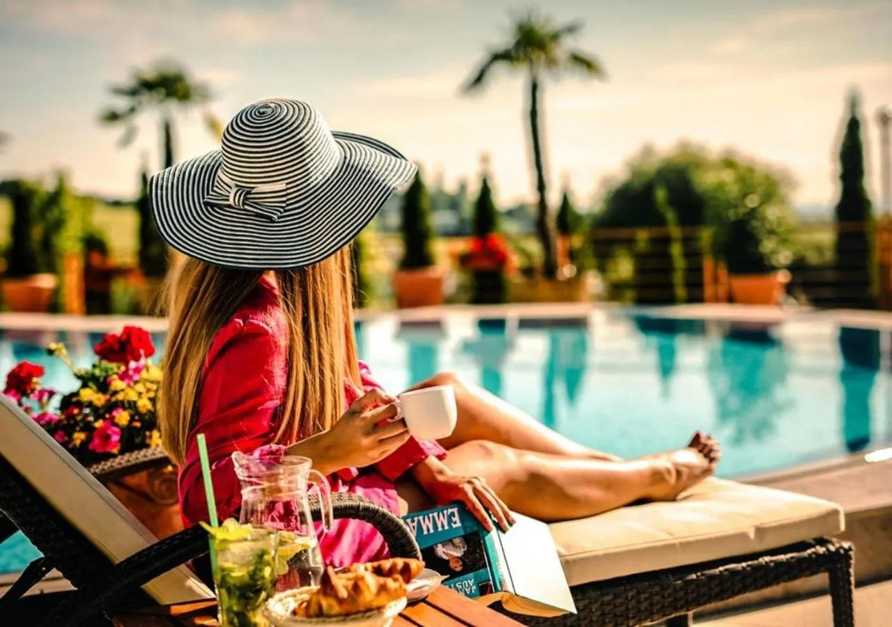 Swimming pool in Wellness & Spa Hotel Kaskady