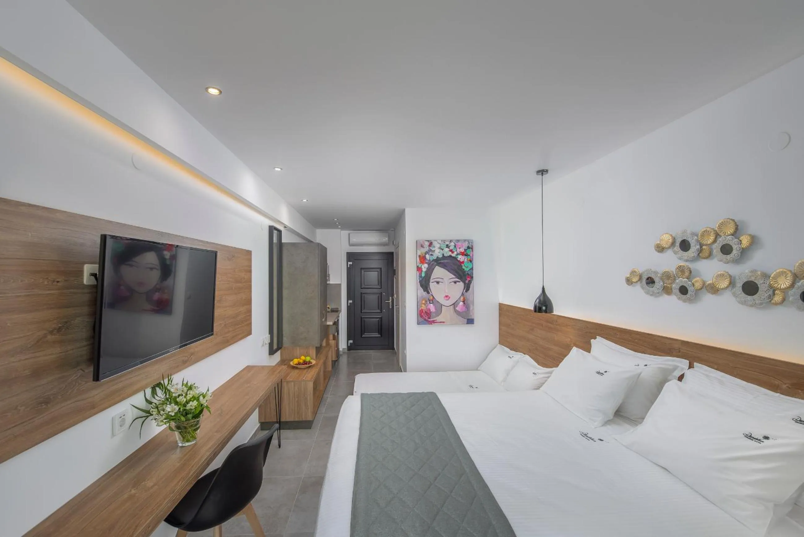 Bed in Dandelion Suites