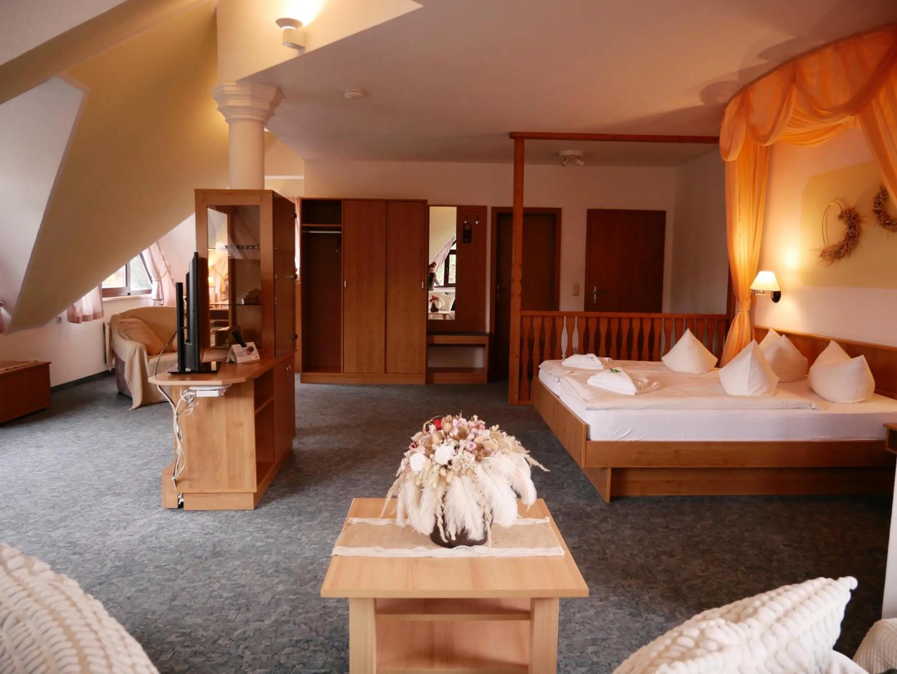 Photo of the whole room, Bed in Hotel Waldesruh