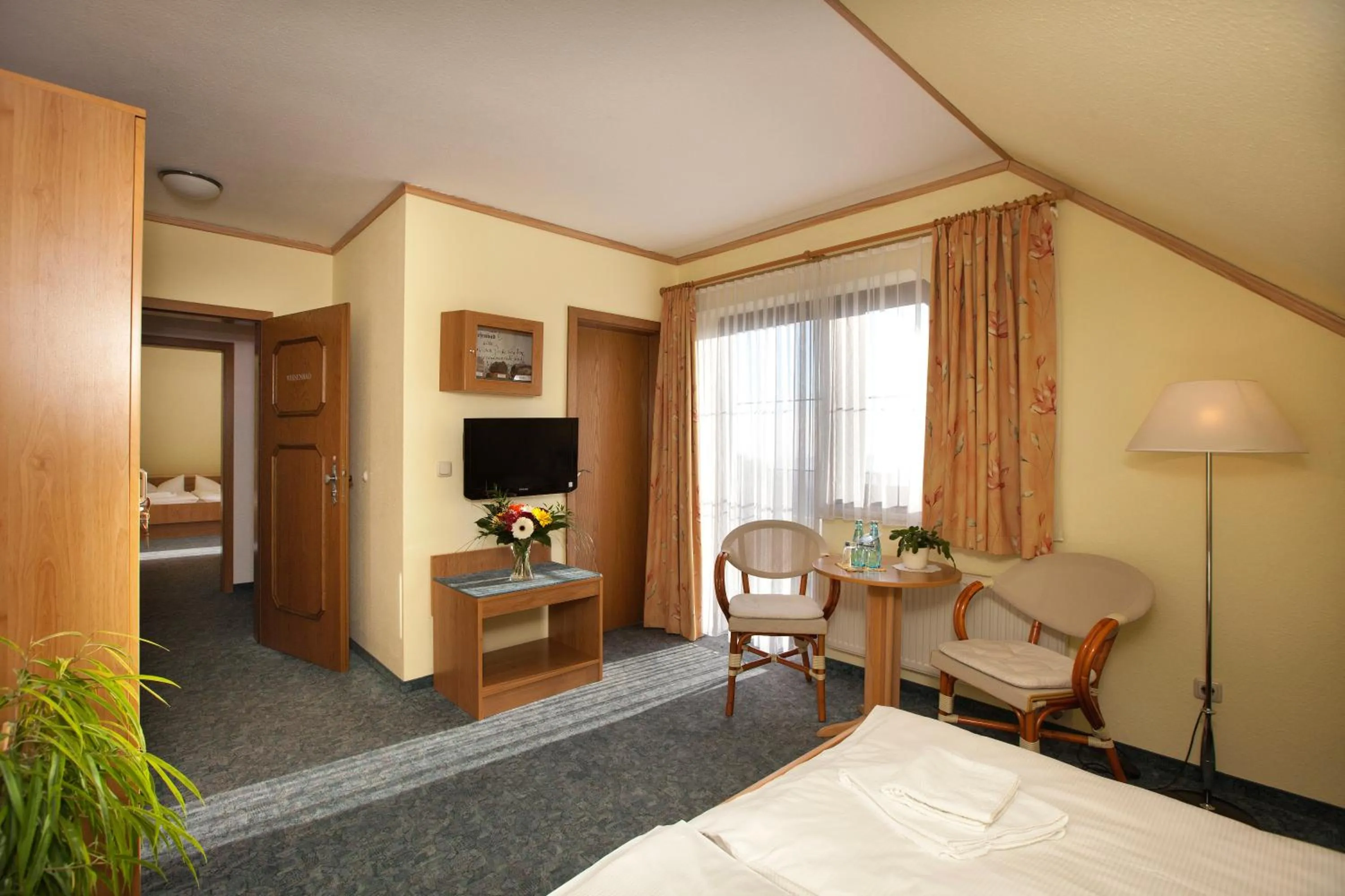 Bed in Hotel Waldesruh