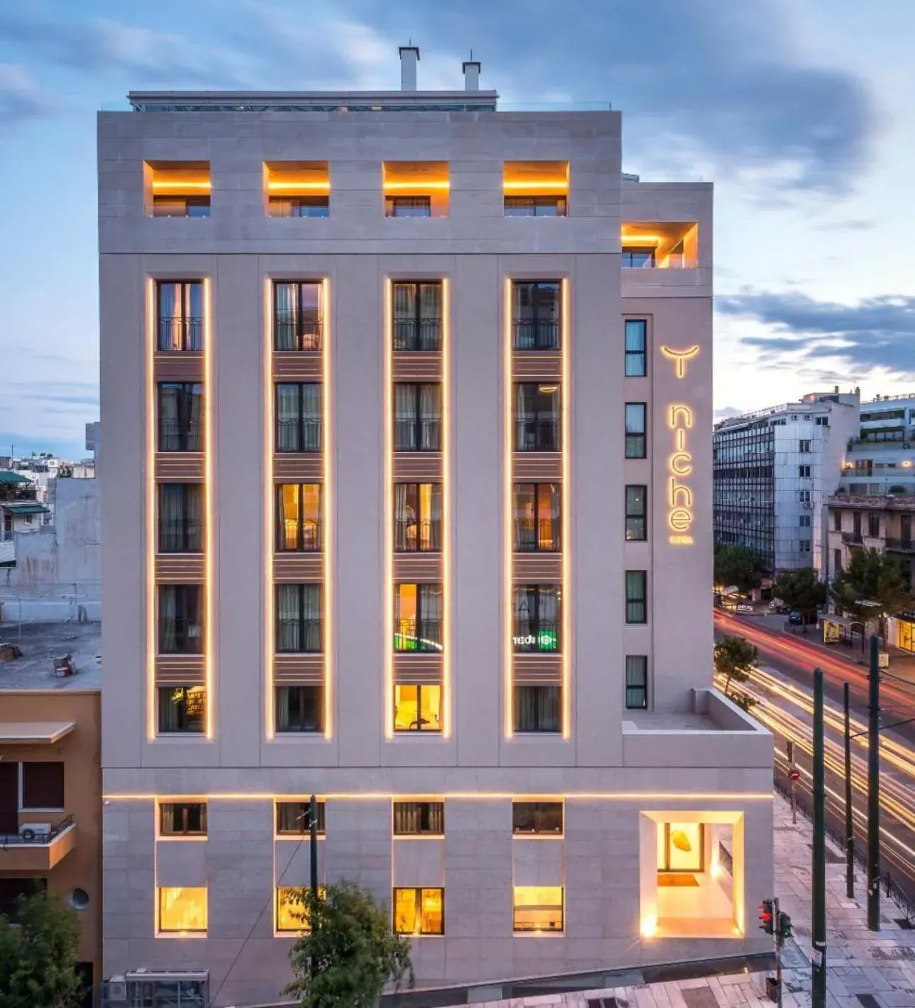 Property building in Niche Hotel Athens Property building in Niche Hotel Athens