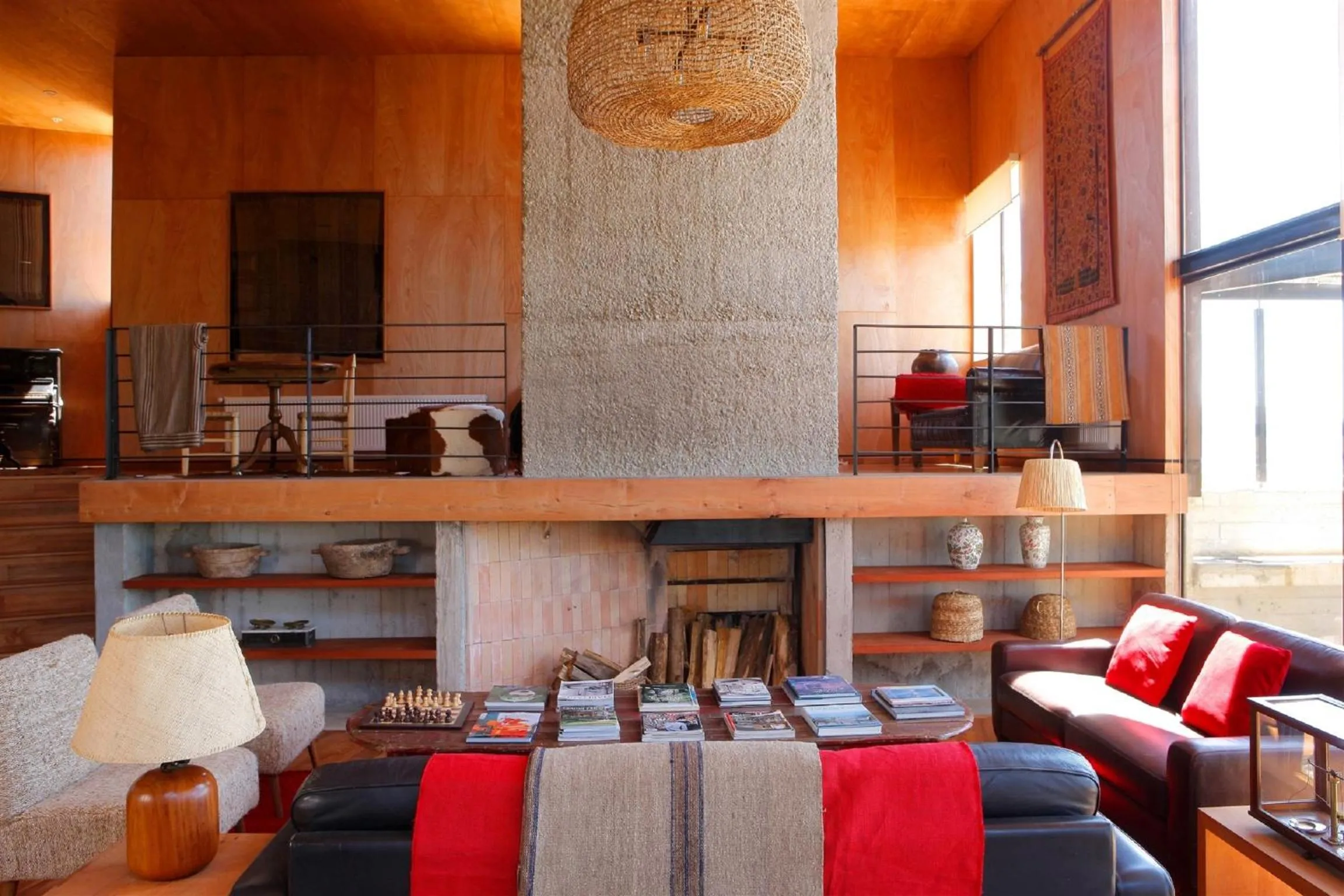 Lobby or reception in Hotel Casa Panguipulli