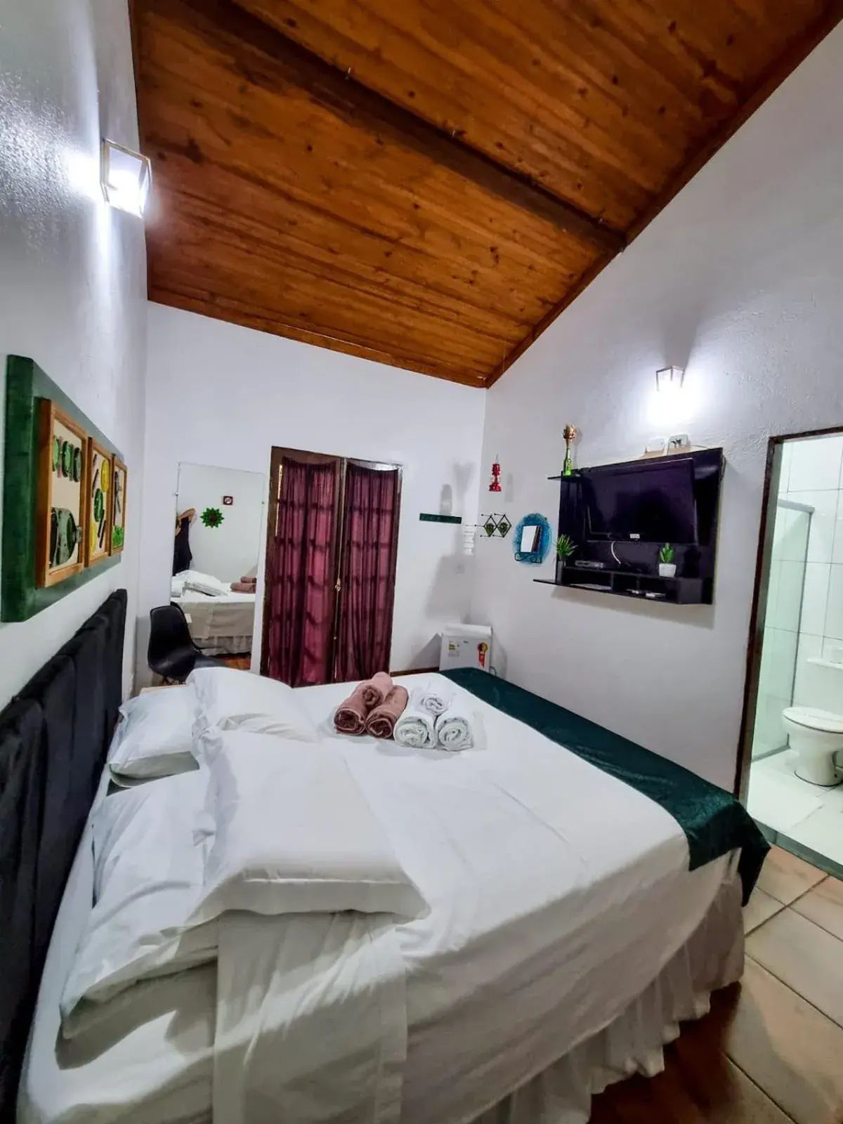 Double Room in Pousada Villa dos Quilombolas Double Room in Pousada Villa dos Quilombolas