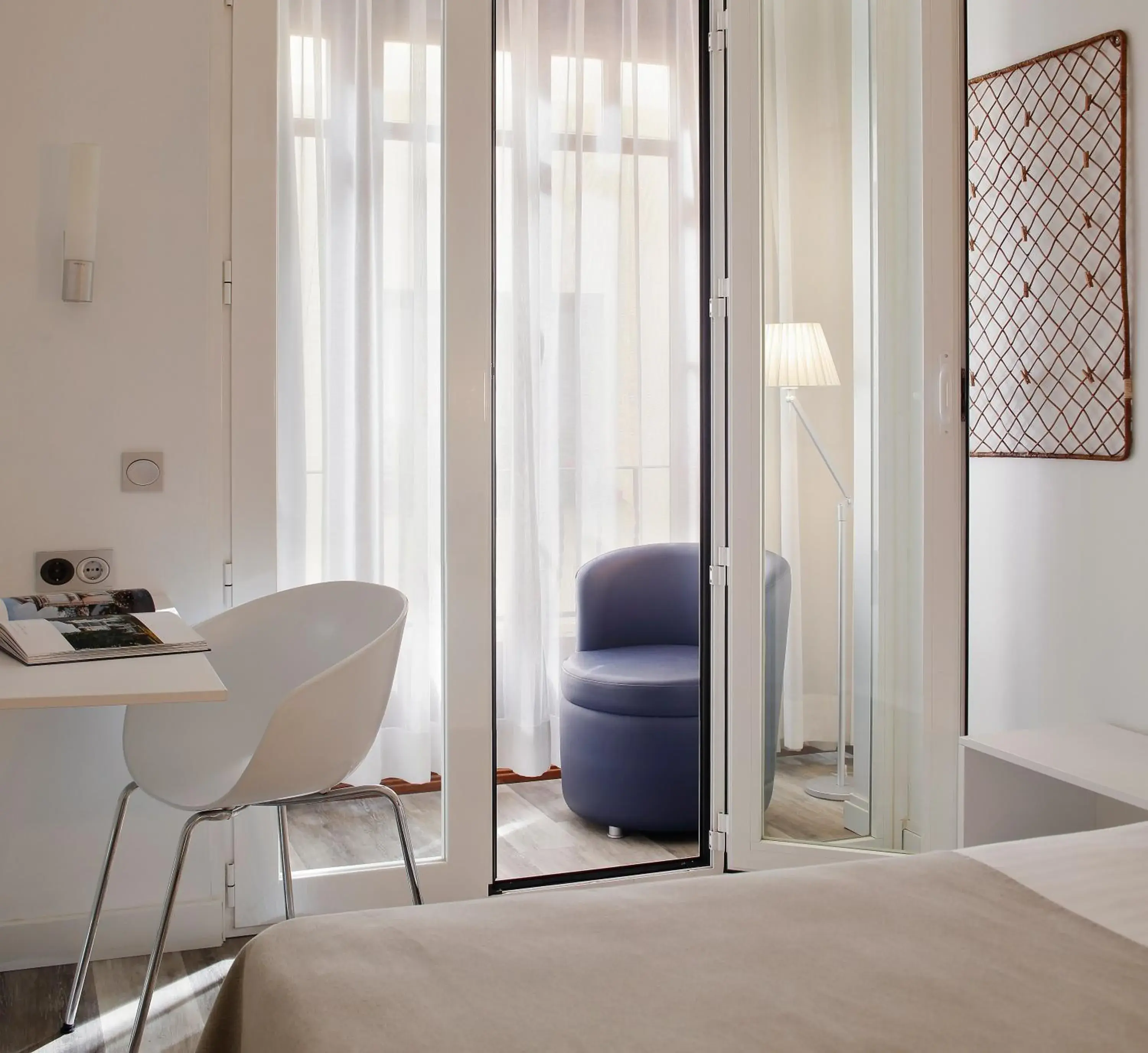 Bedroom, Bed in Hotel Santa Rosa, Blue Hoteles Bedroom, Bed in Hotel Santa Rosa, Blue Hoteles