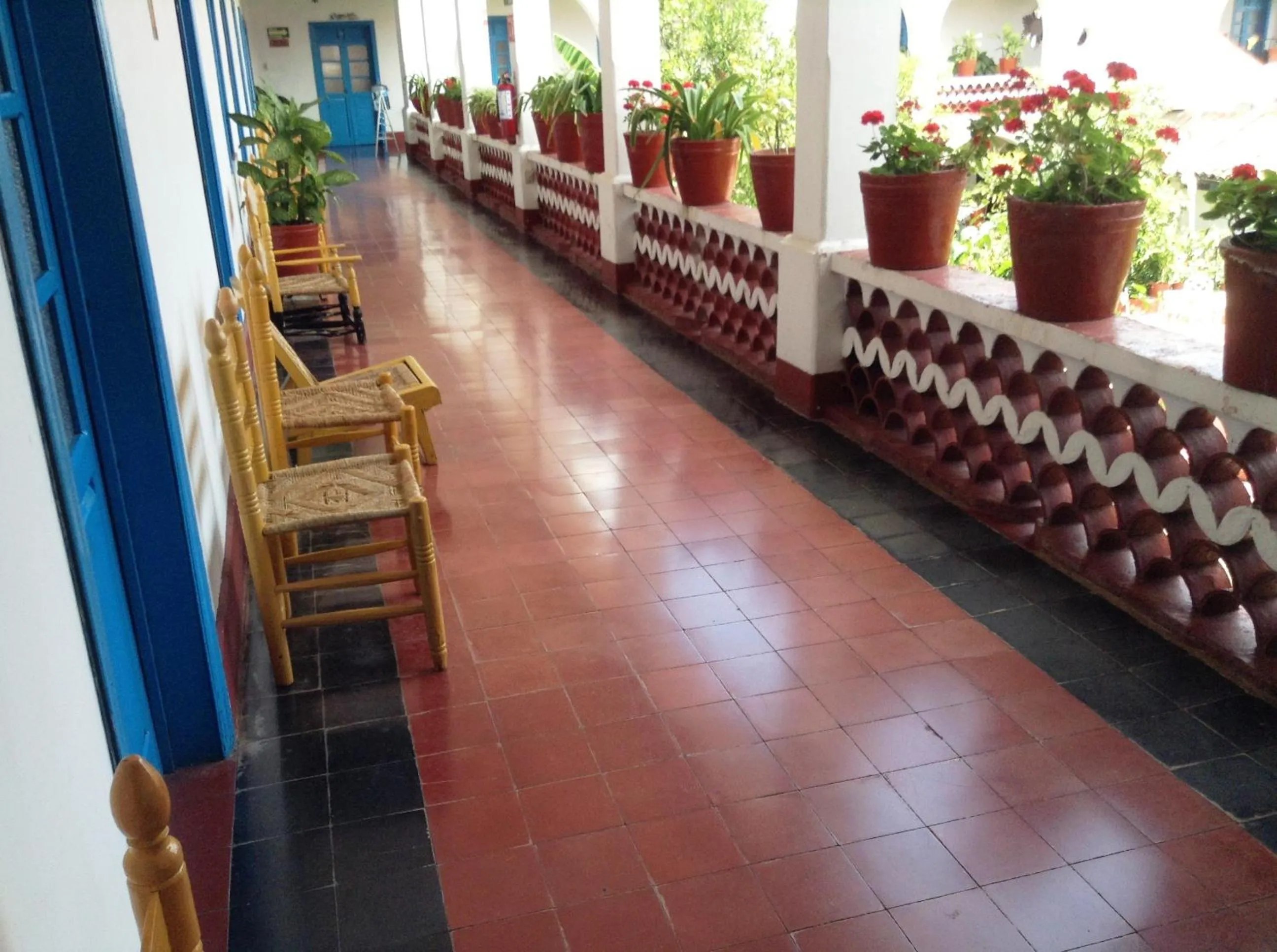 Decorative detail in Hotel Santa Prisca