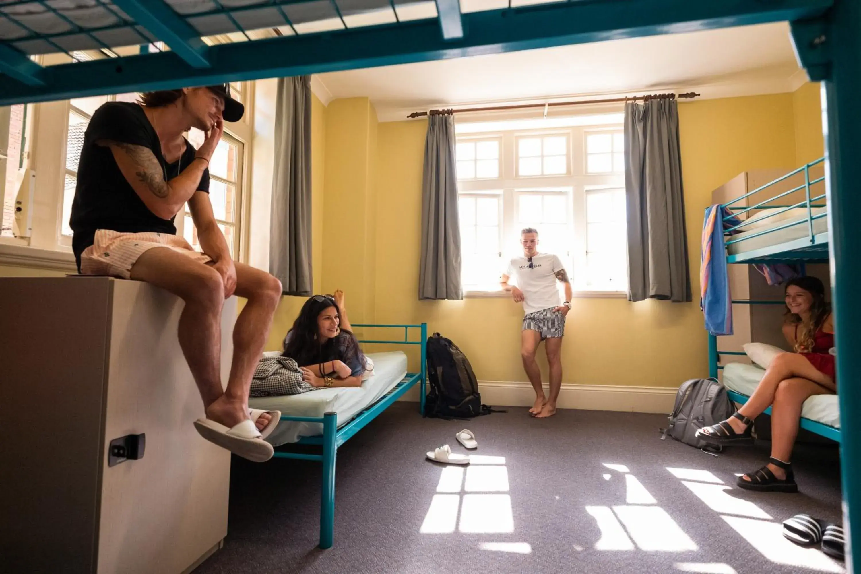 Bed in YHA Newcastle Beach Bed in YHA Newcastle Beach