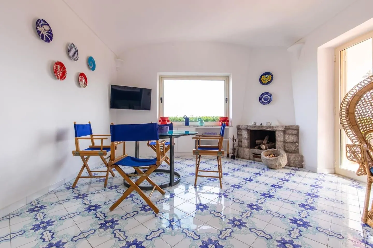 Living room in La Gioiella Capri