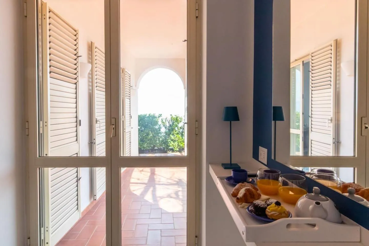 Balcony/Terrace in La Gioiella Capri
