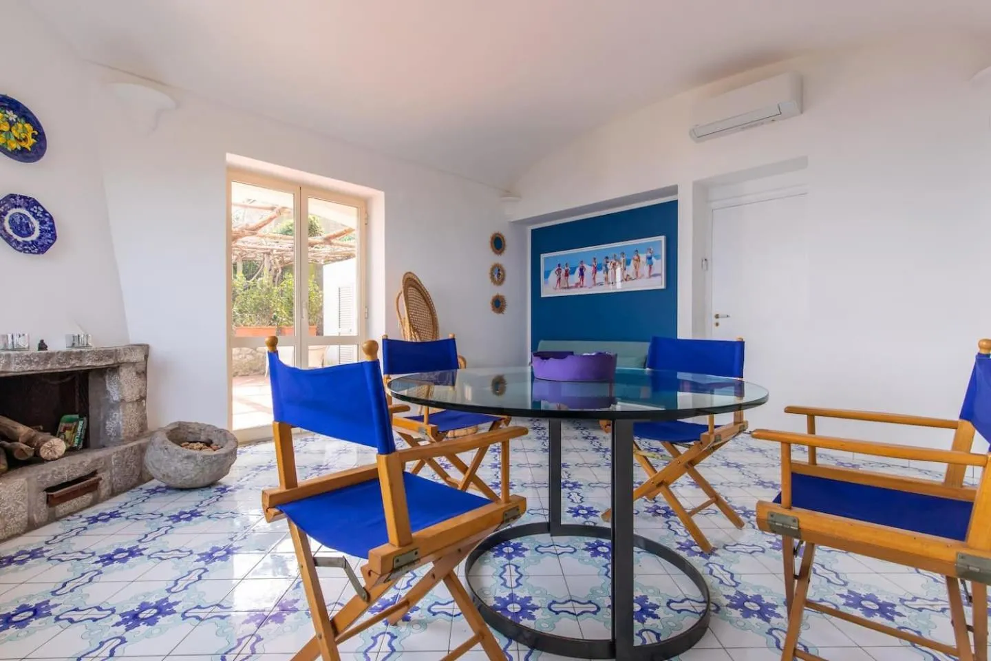 Living room in La Gioiella Capri