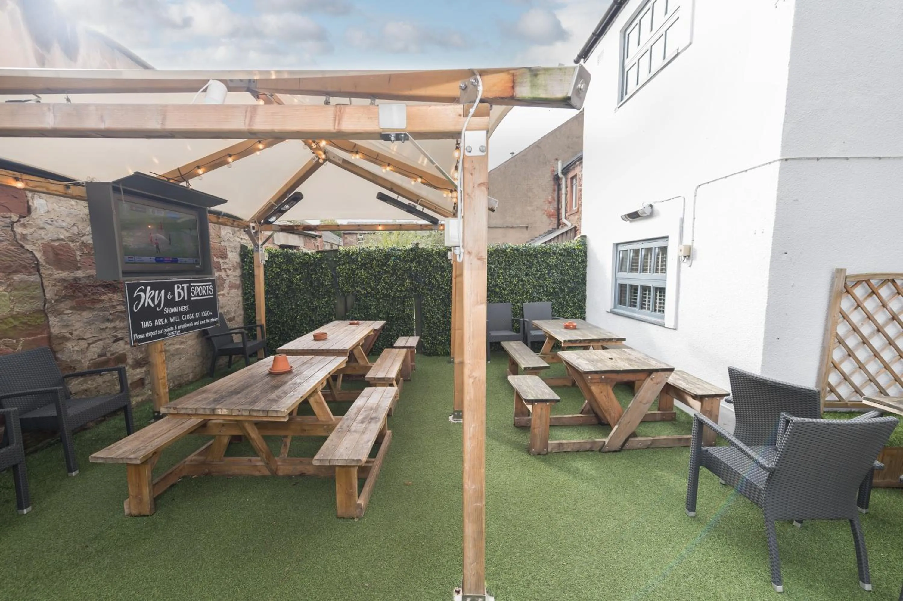 Seating area in Crown and Cushion Appleby