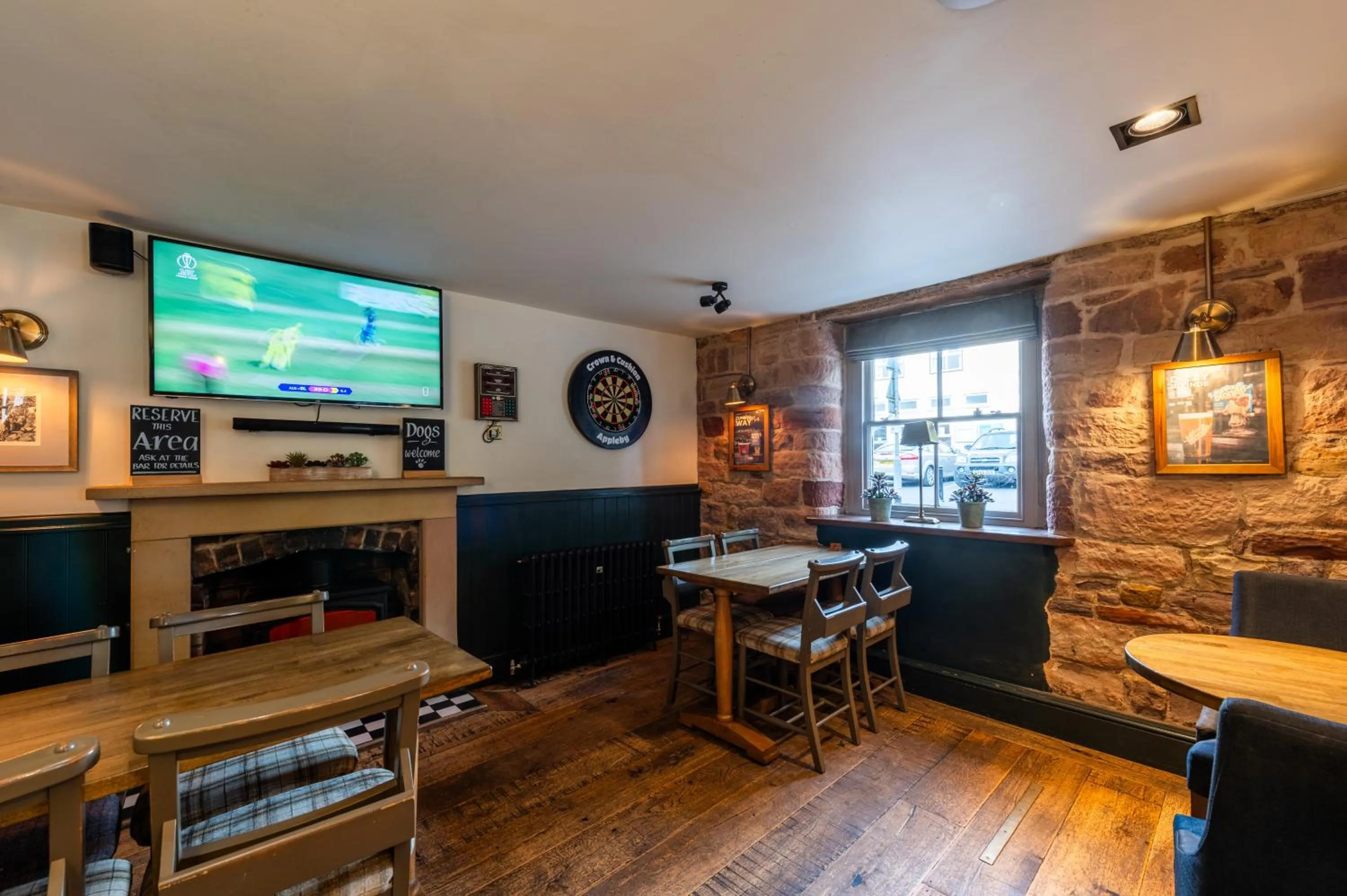 Restaurant/places to eat in Crown and Cushion Appleby