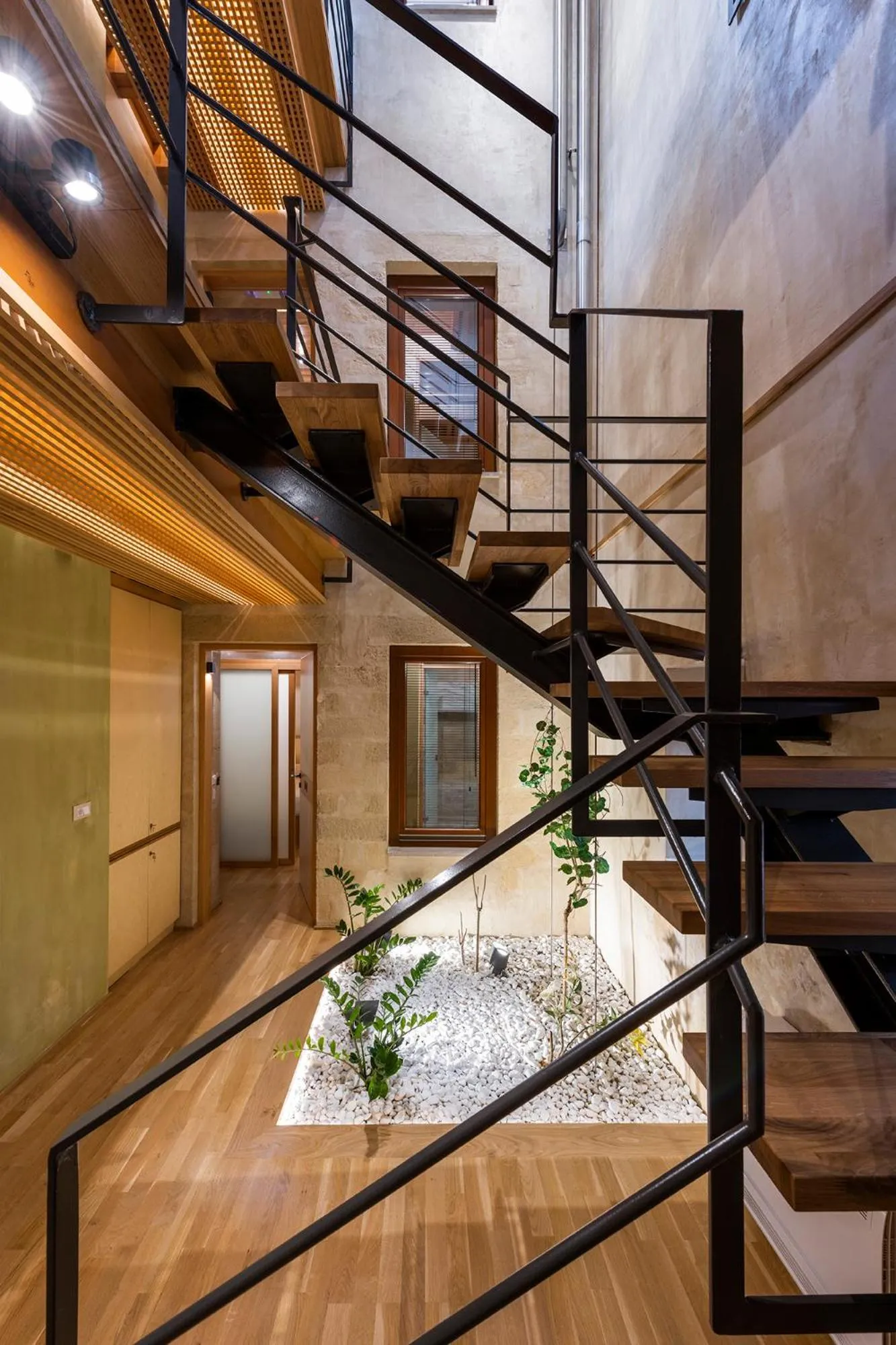 Patio in Polixeny's Suites