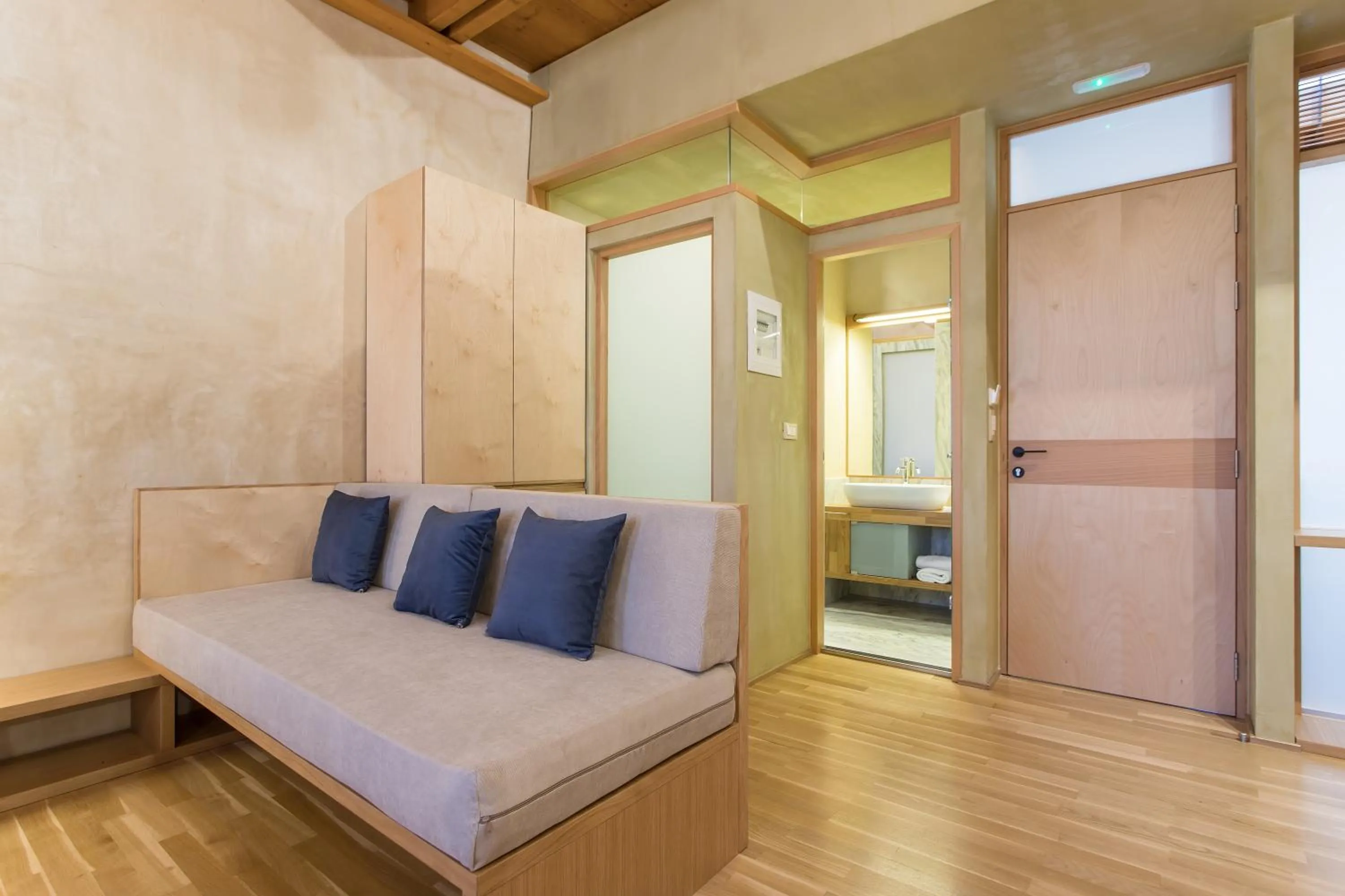 Bed in Polixeny's Suites