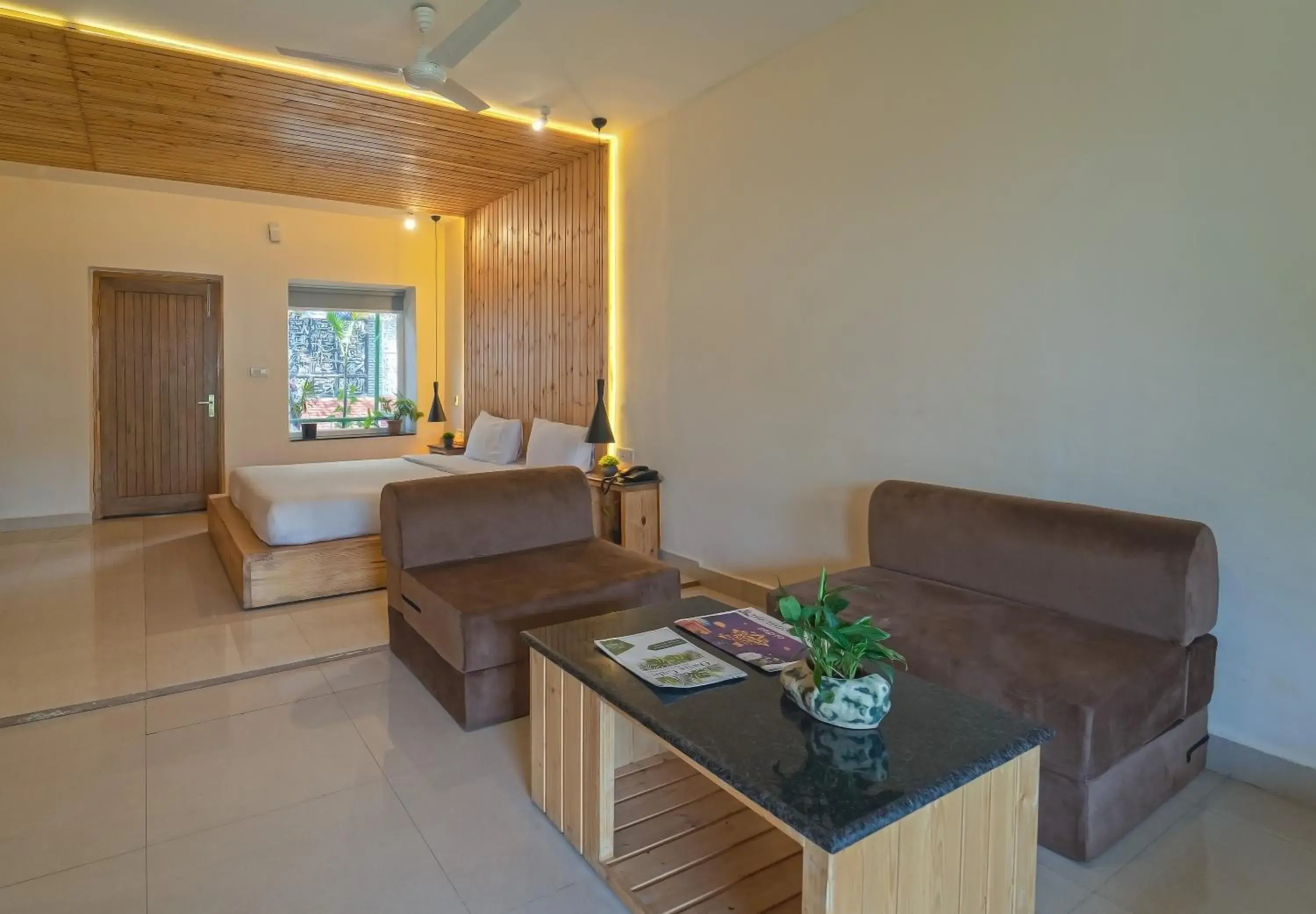 Bed in Swiss Cottage and Spa by Salvus Bed in Swiss Cottage and Spa by Salvus