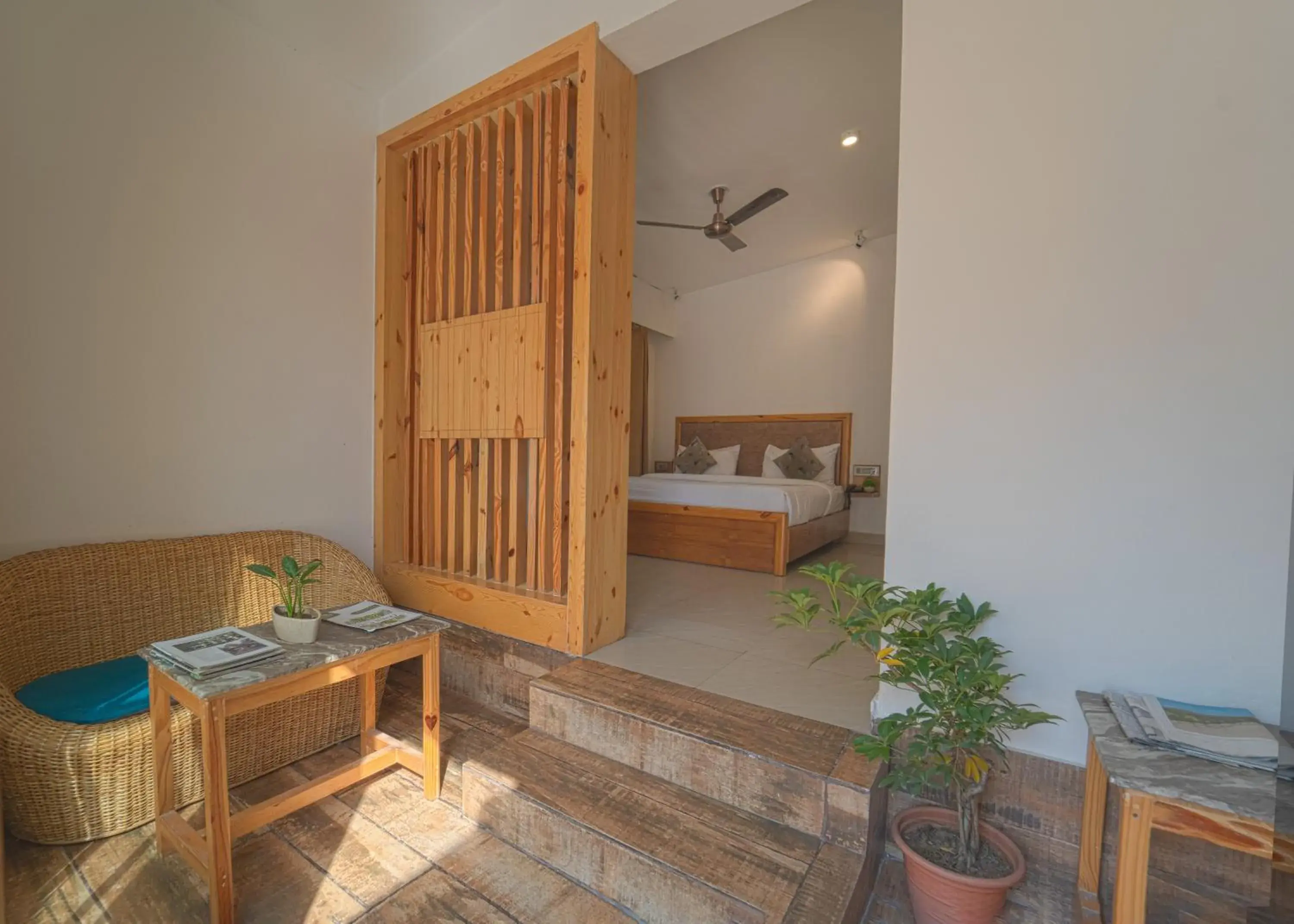 Bed in Swiss Cottage and Spa by Salvus Bed in Swiss Cottage and Spa by Salvus
