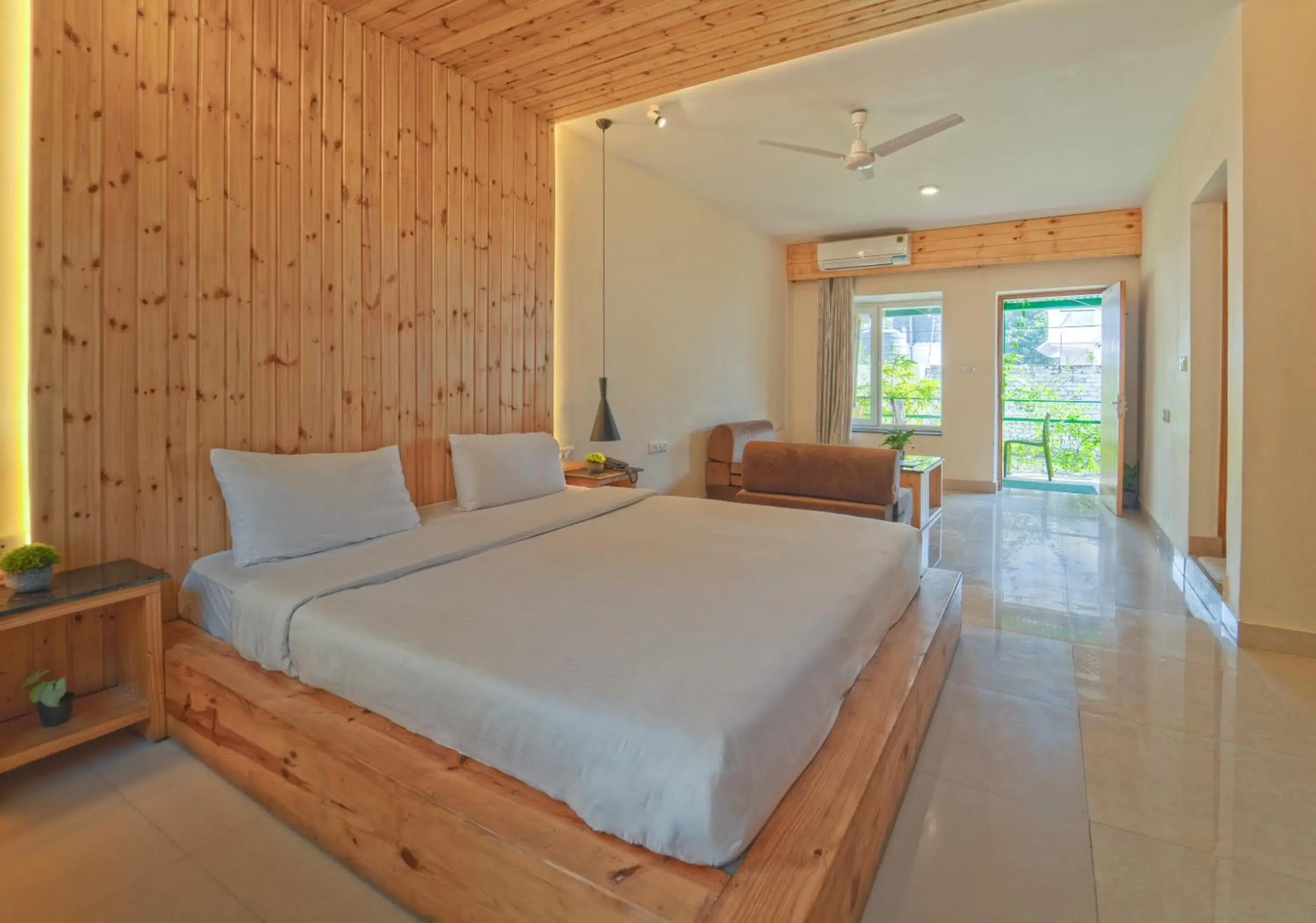 Bed in Swiss Cottage and Spa by Salvus Bed in Swiss Cottage and Spa by Salvus
