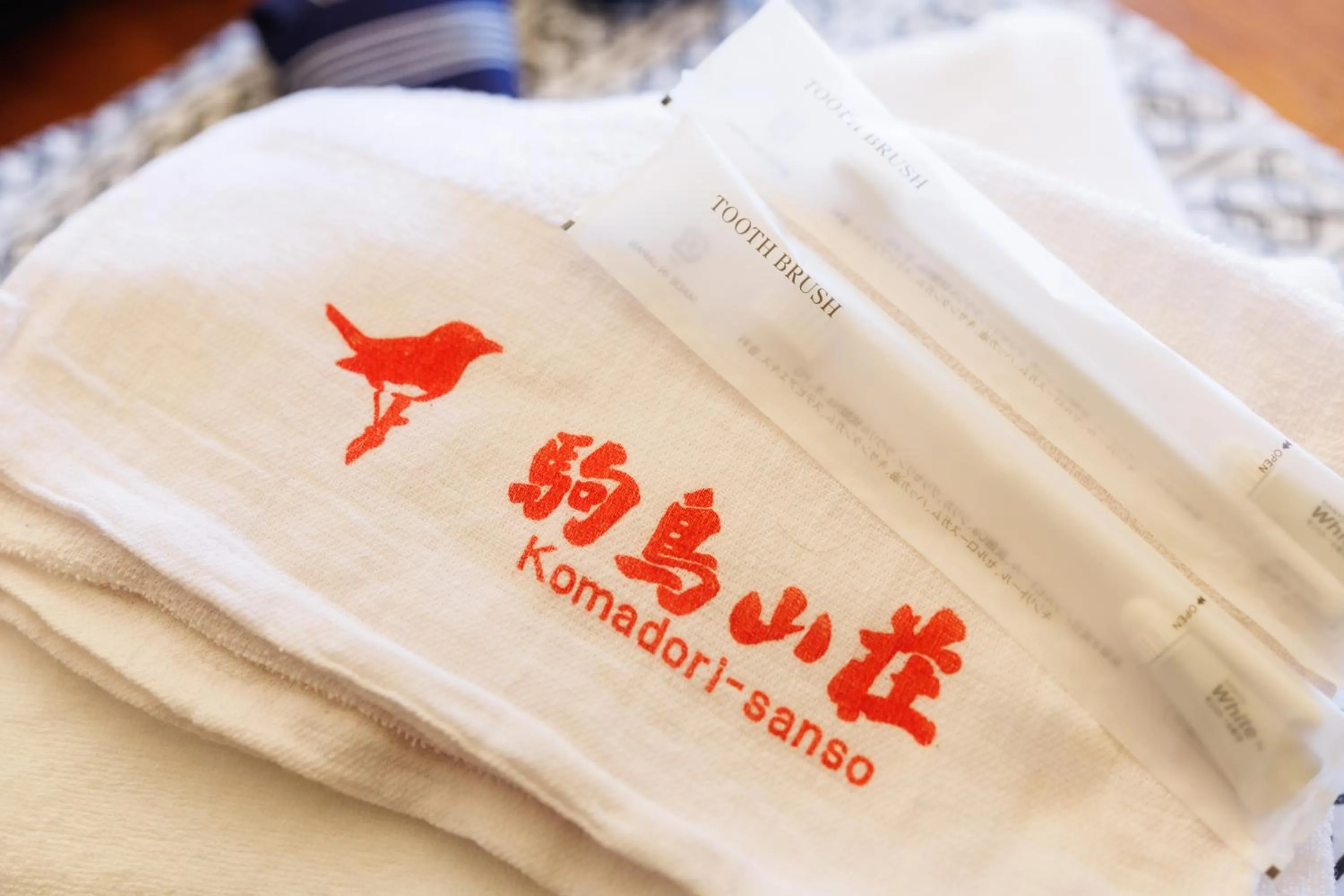 towels in Shukubo Komadori-Sanso