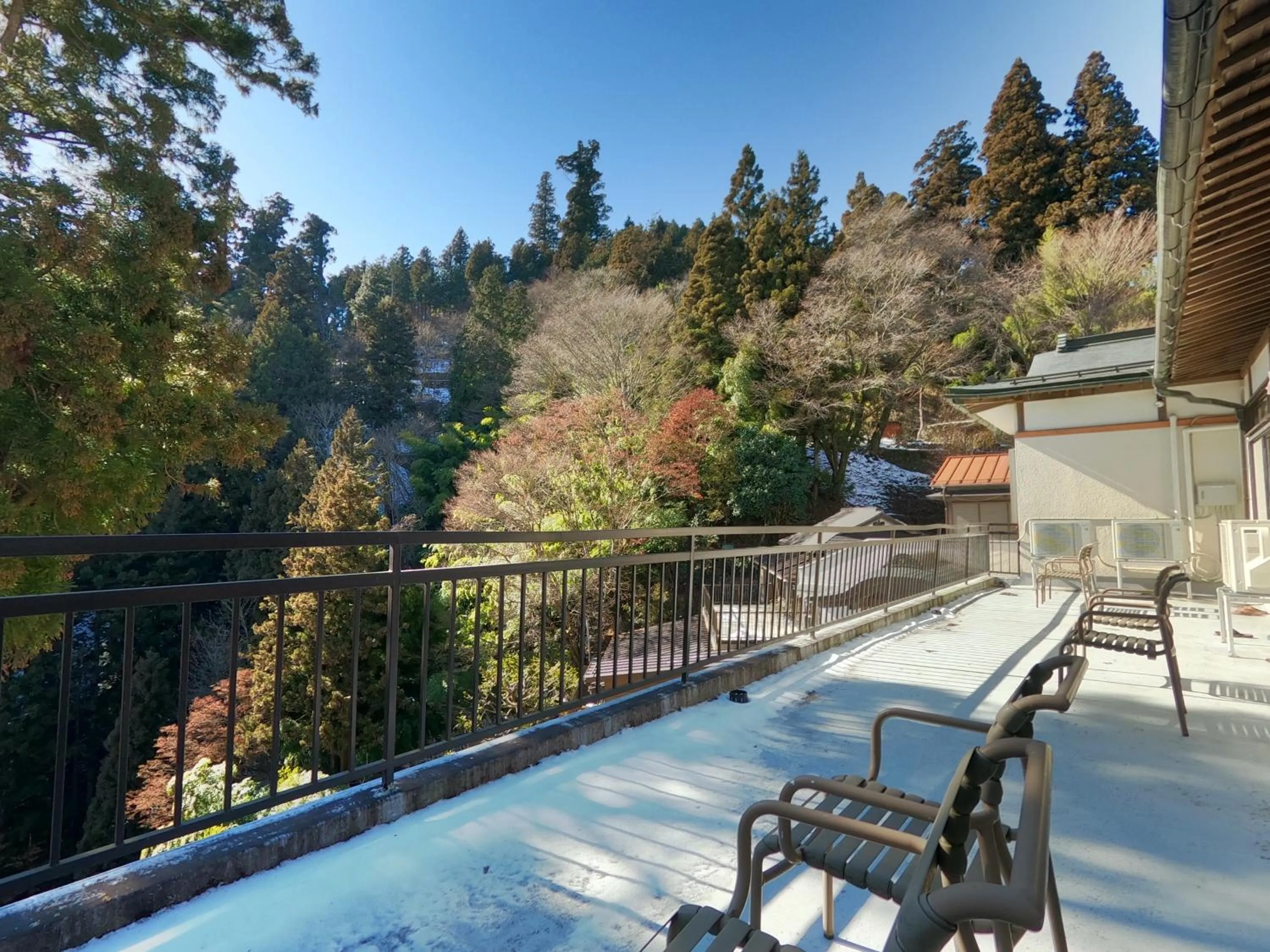 Balcony/Terrace in Shukubo Komadori-Sanso