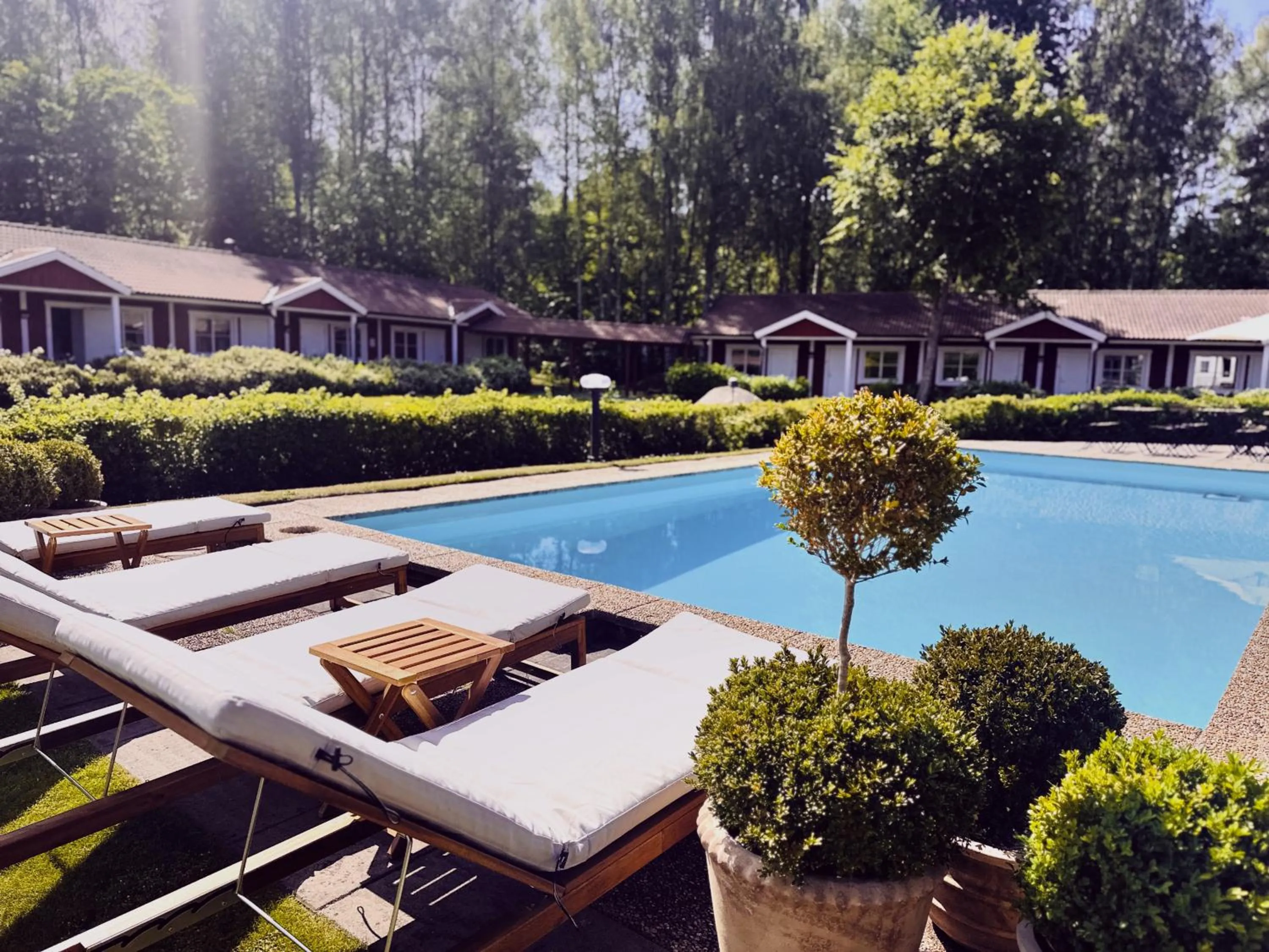 Swimming pool in Hotell Miskarp