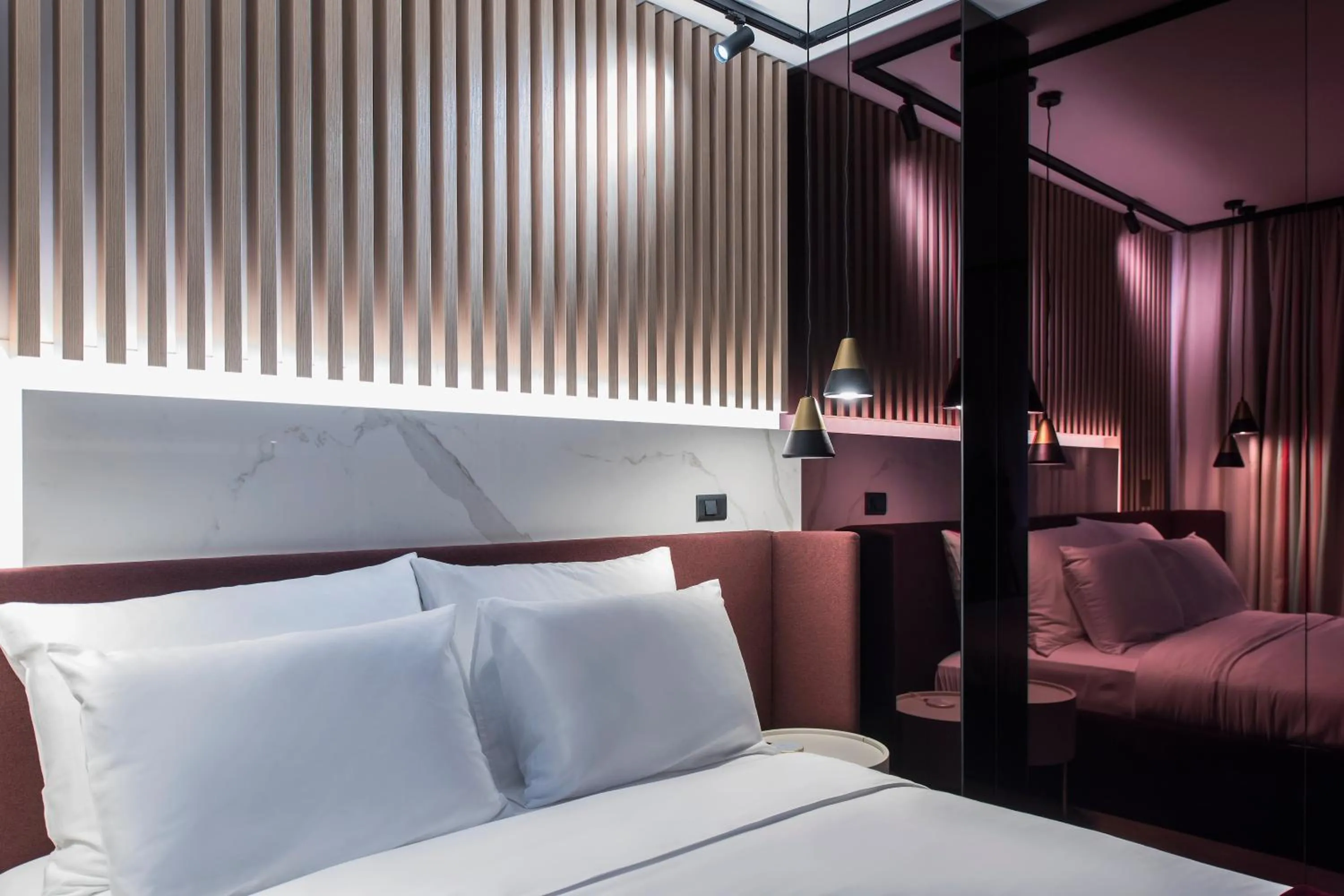 Bed in Pod Zidom Rooms