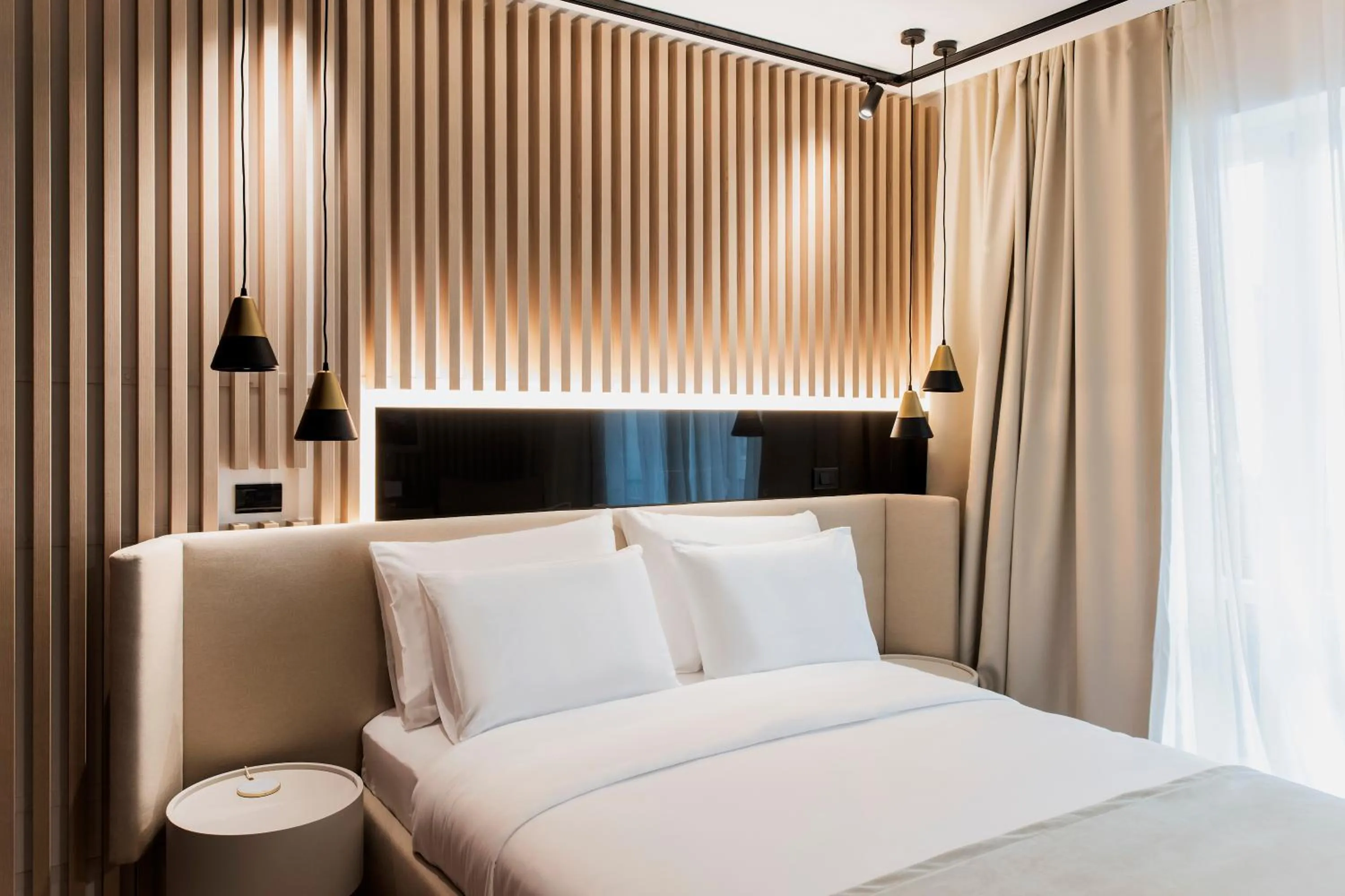 Bed in Pod Zidom Rooms