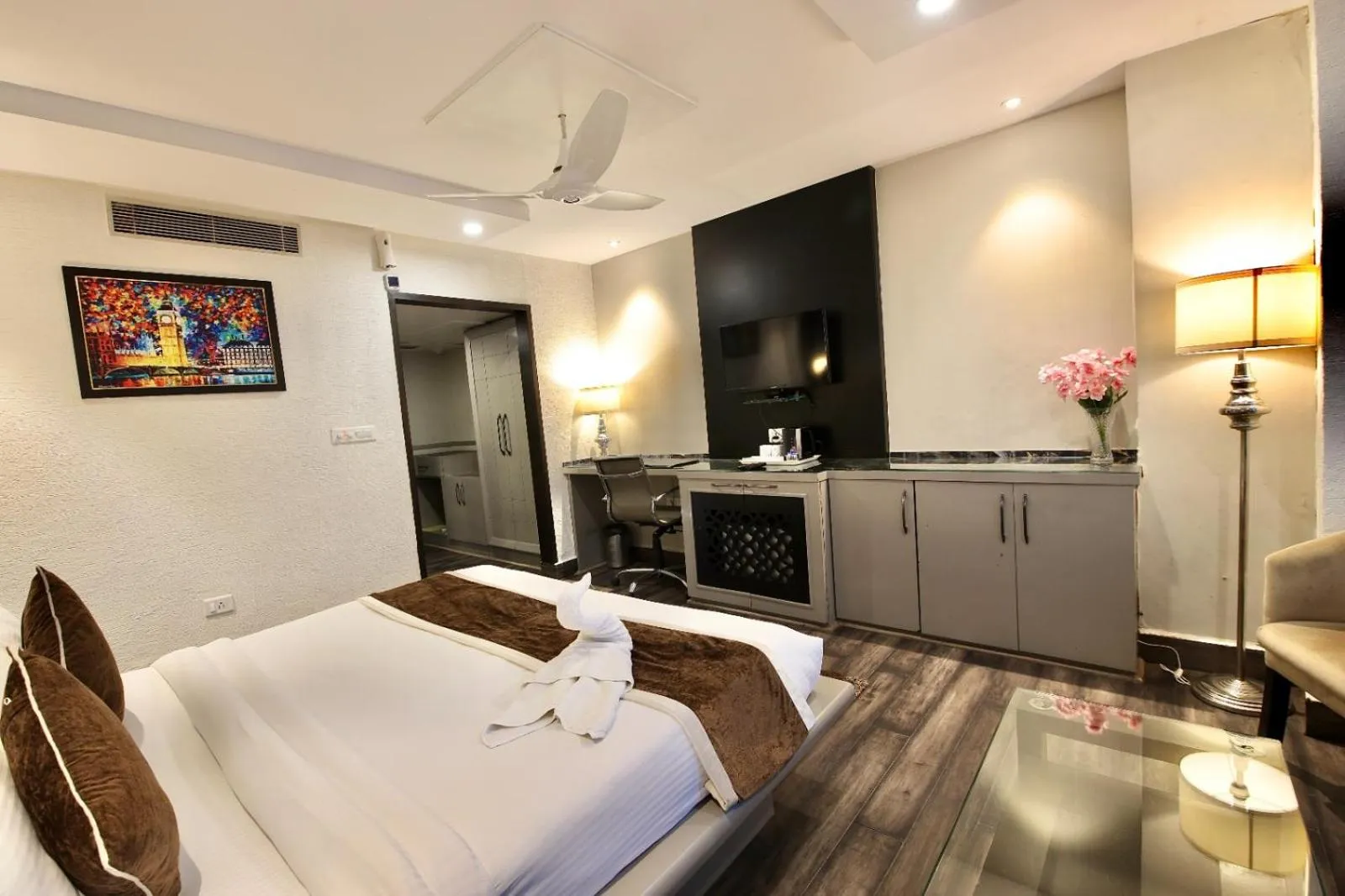 Living room in Hotel Harmony Inn