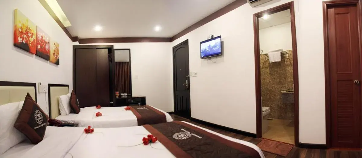 Bed in Brown Bean 2 Hotel Bed in Brown Bean 2 Hotel