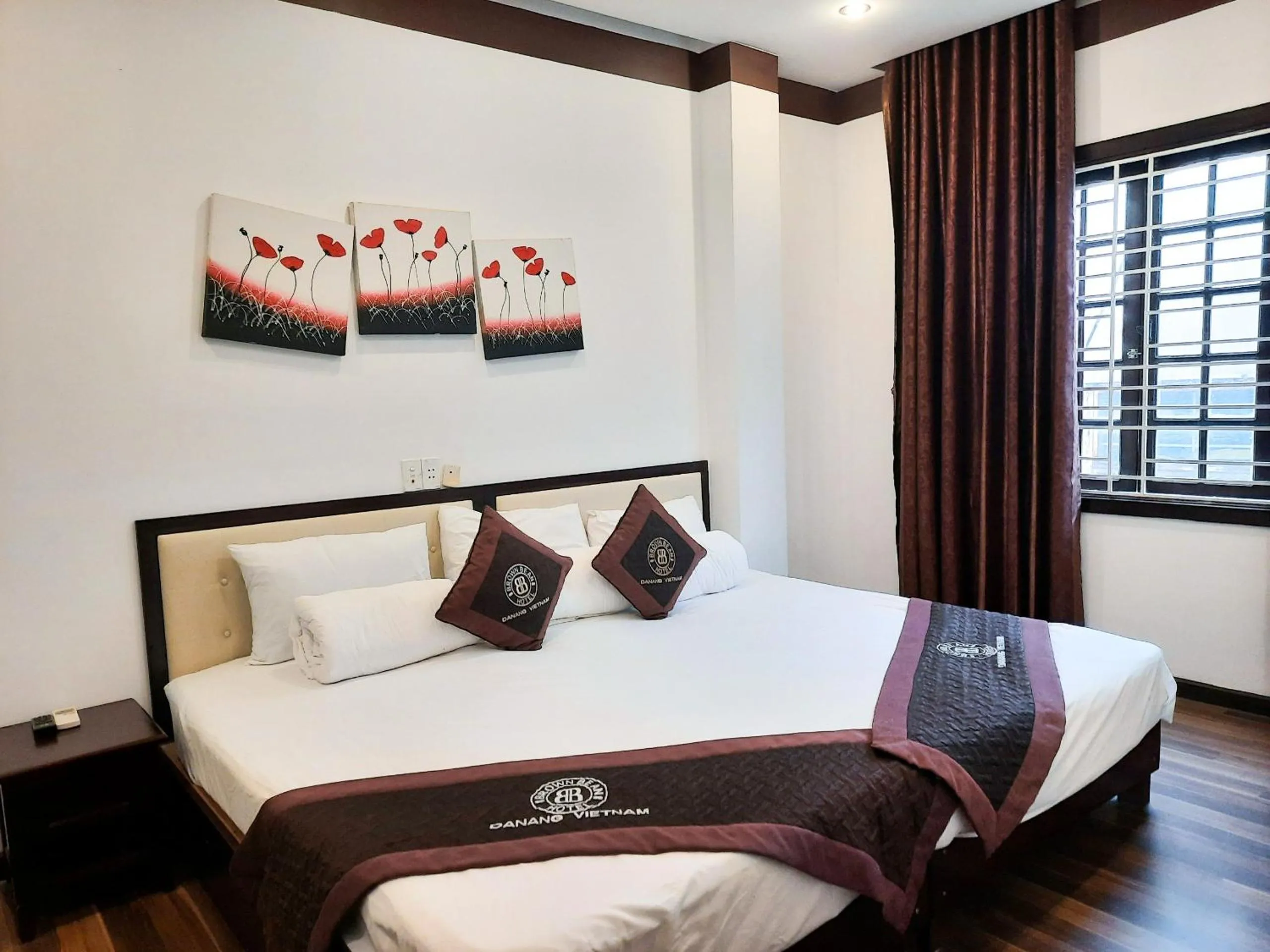 Bed in Brown Bean 2 Hotel