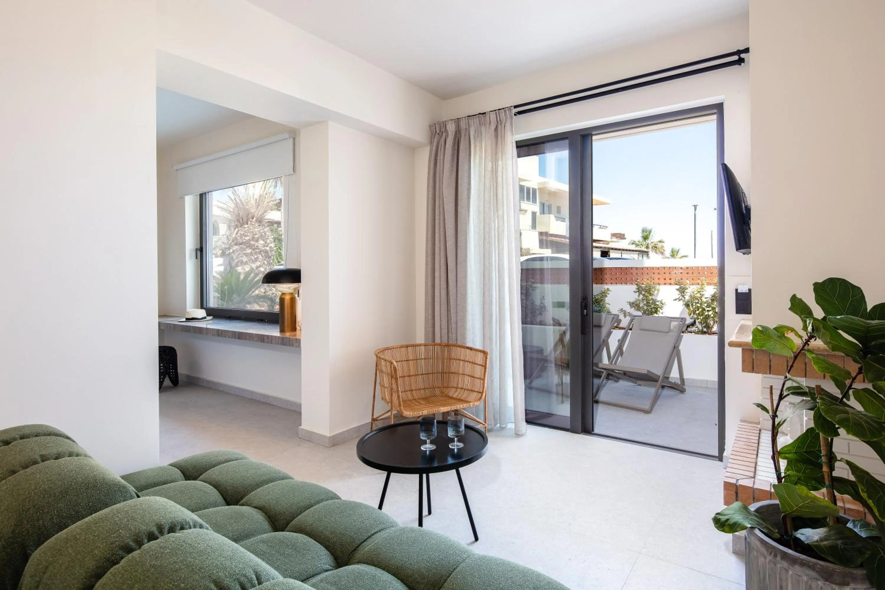 Living room in Aristea Hotel