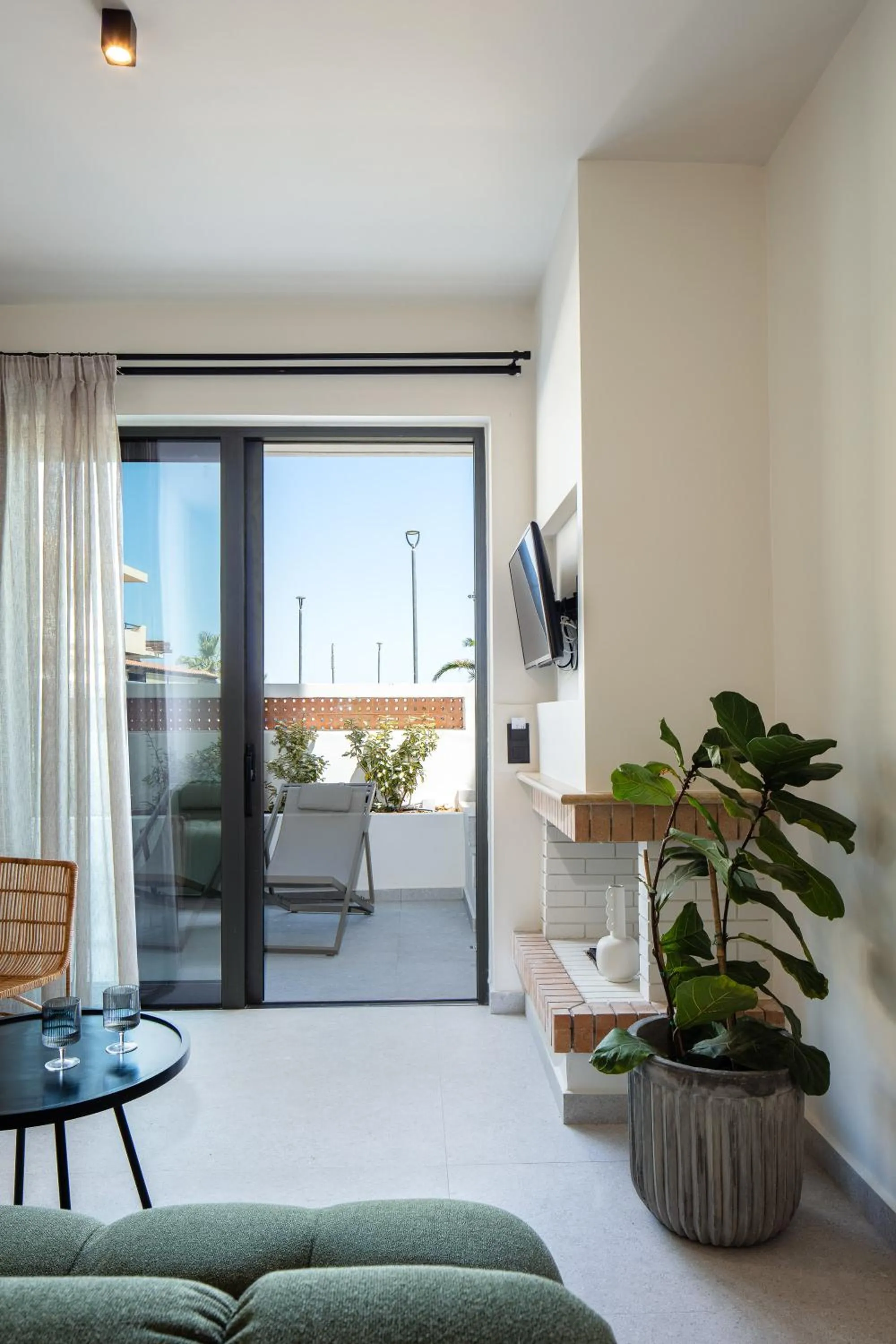 Living room in Aristea Hotel