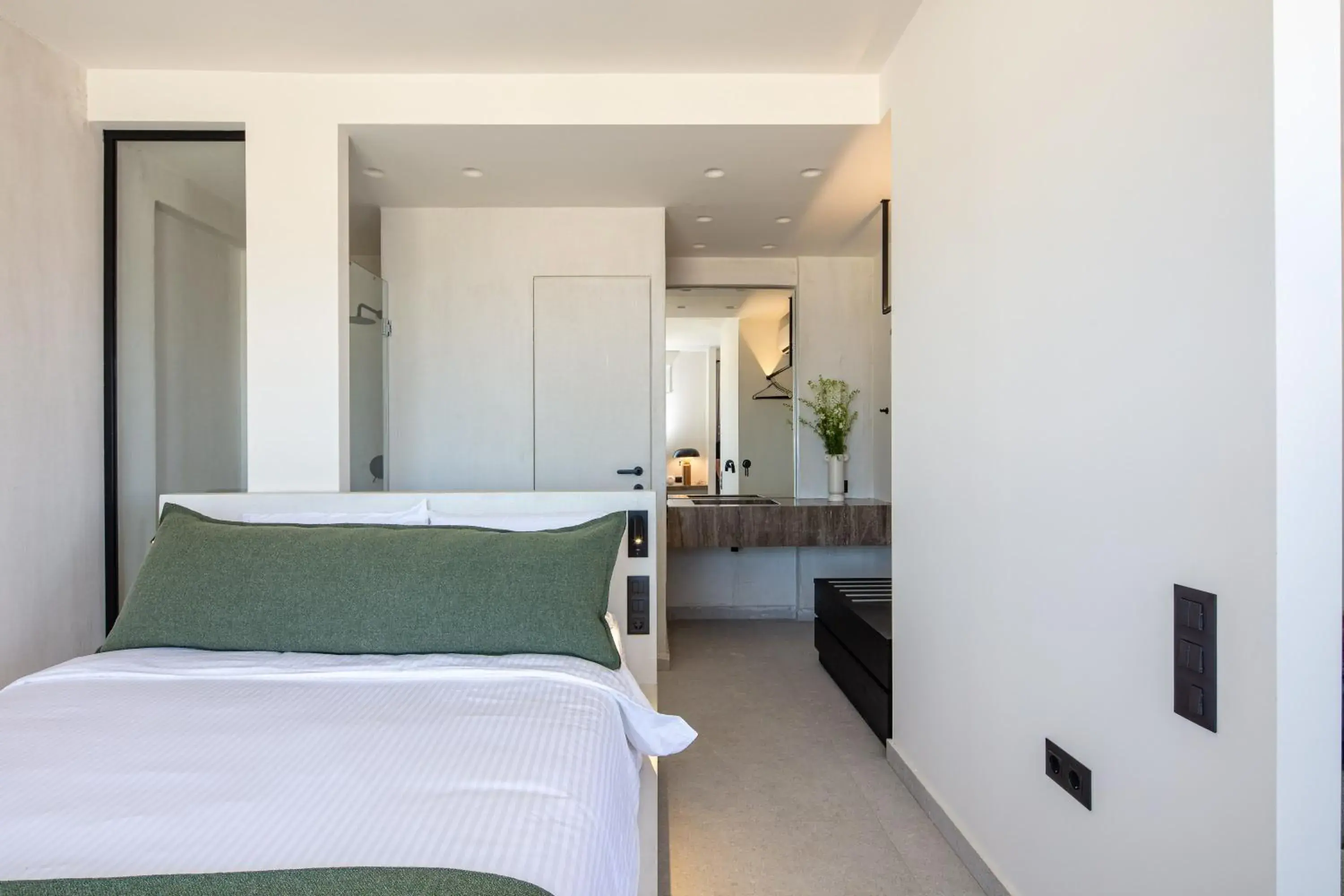 Bed in Aristea Hotel Bed in Aristea Hotel