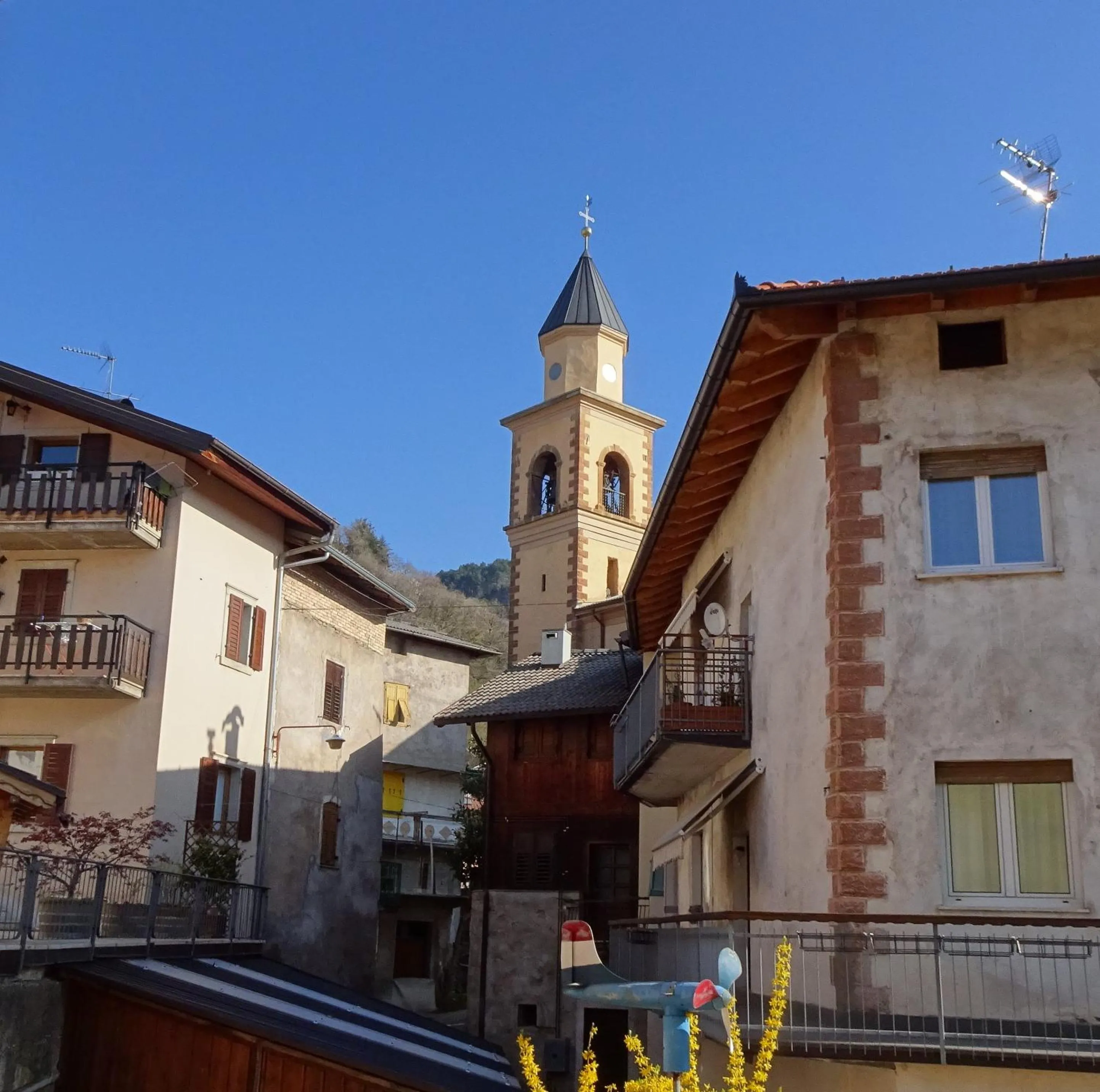 Quiet street view in B&B San Valentino