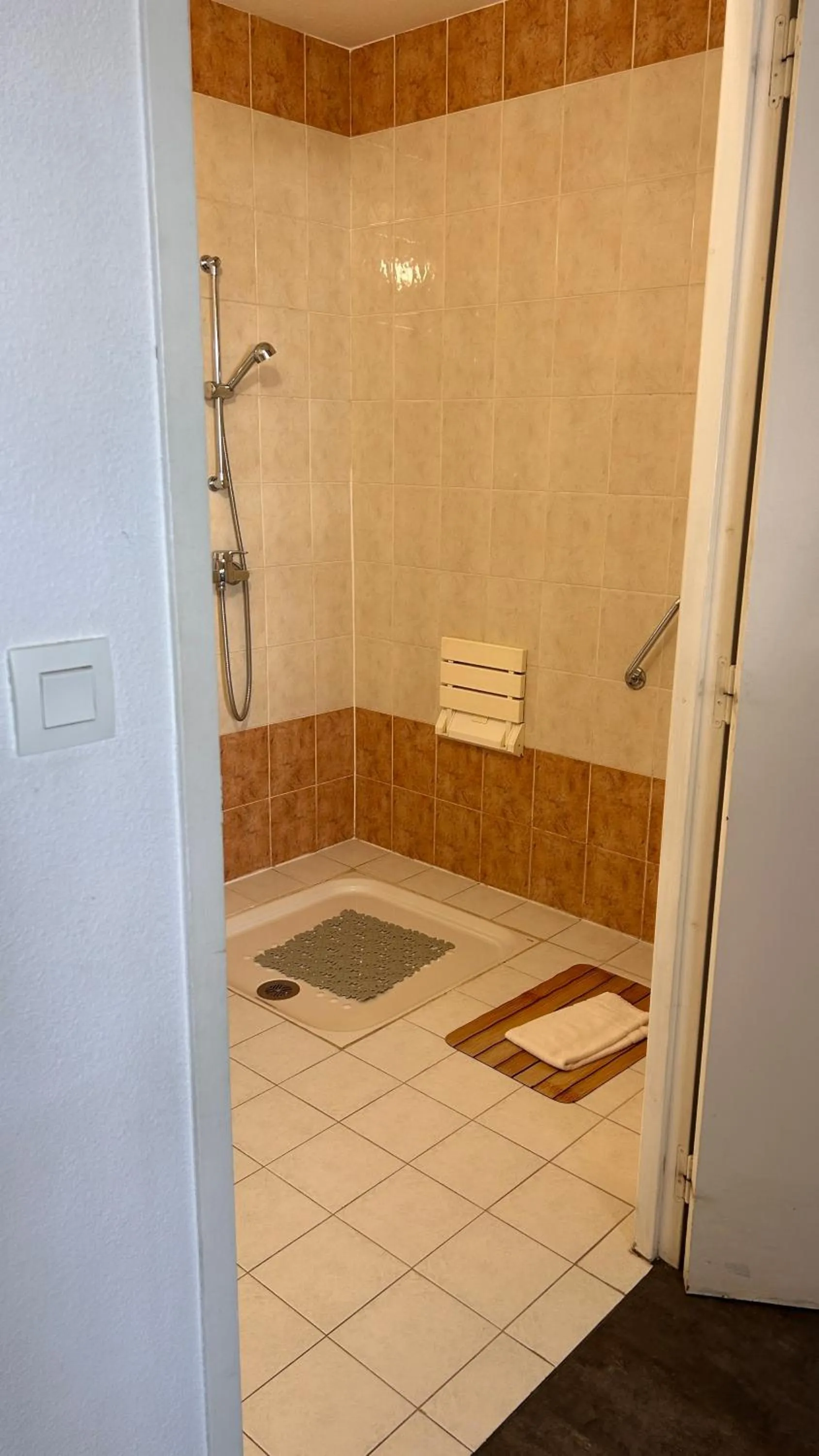 Facility for disabled guests in Hotel Du Rocher