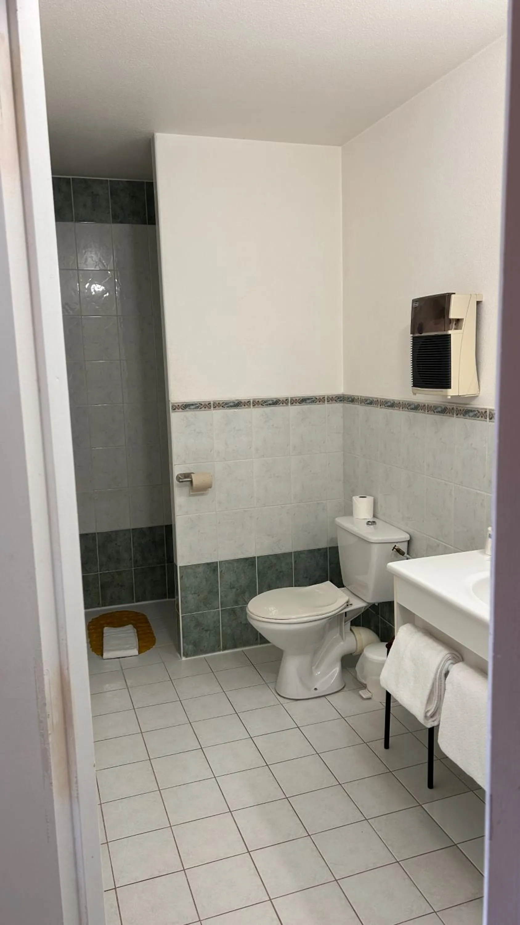 Toilet in Hotel Du Rocher