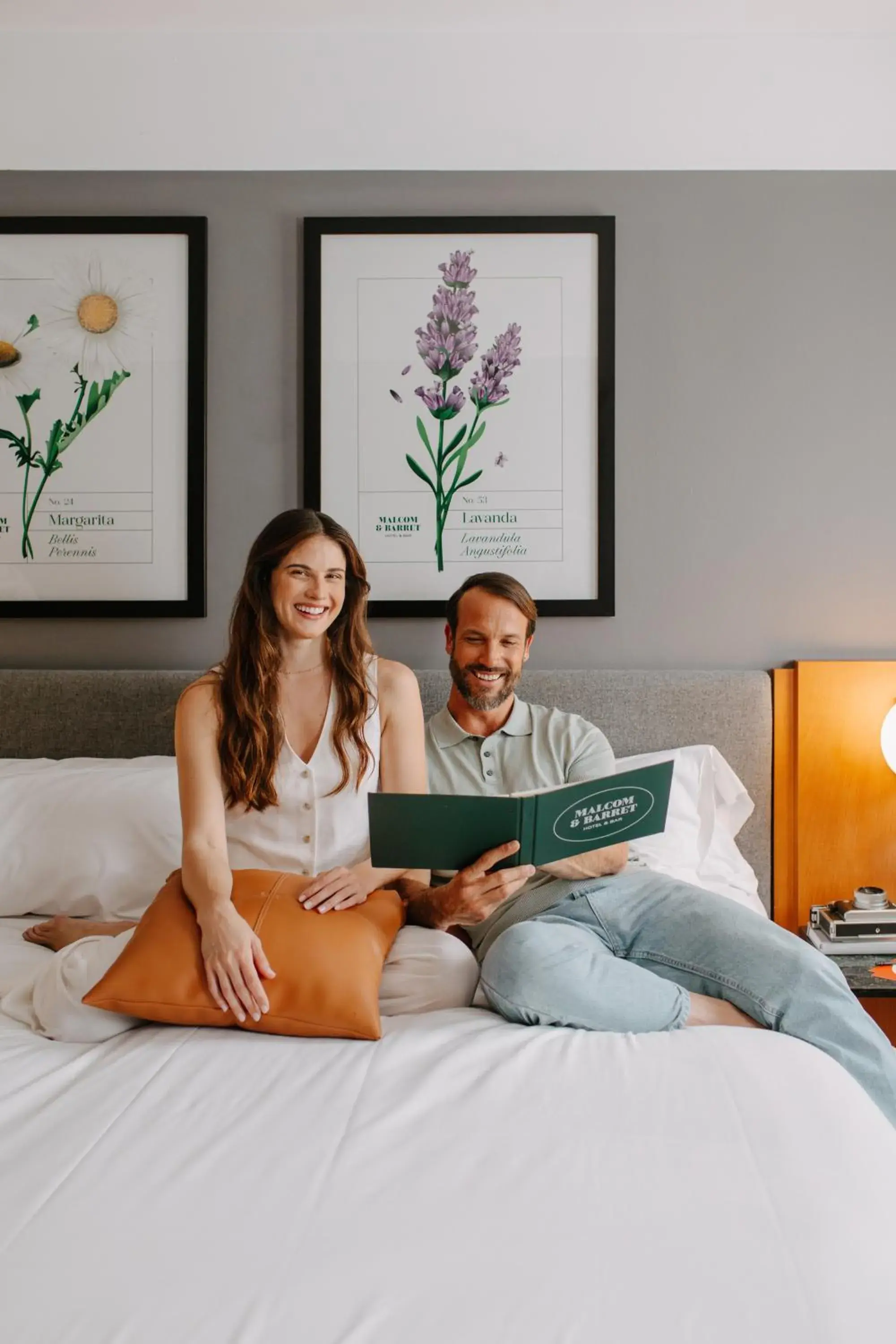 Decorative detail, Bed in Hotel Malcom and Barret Decorative detail, Bed in Hotel Malcom and Barret