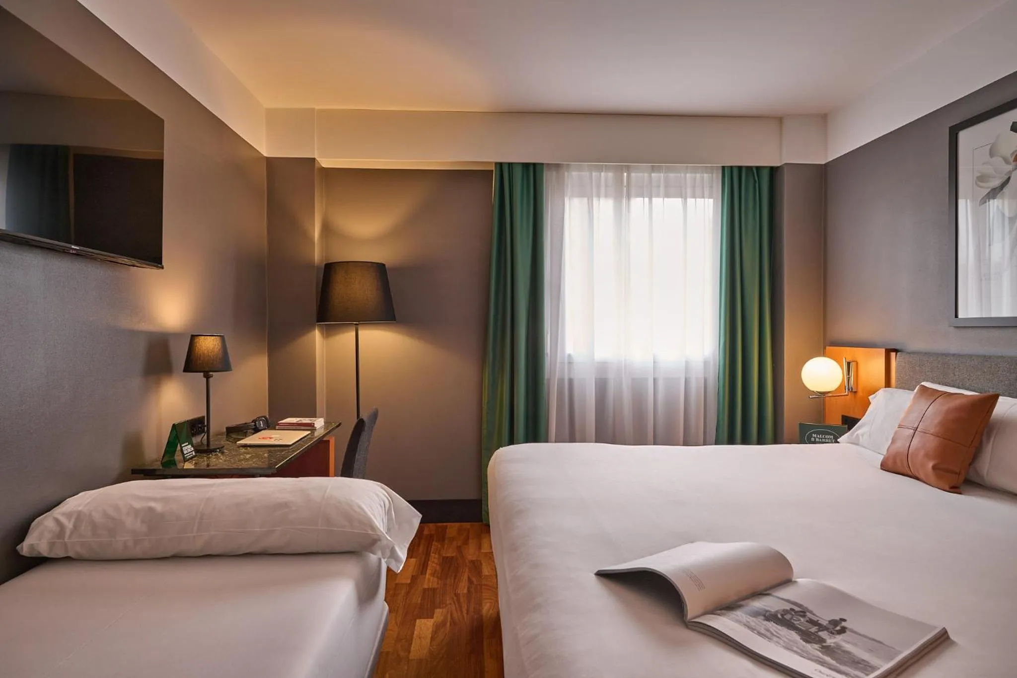 Bed in Hotel Malcom and Barret