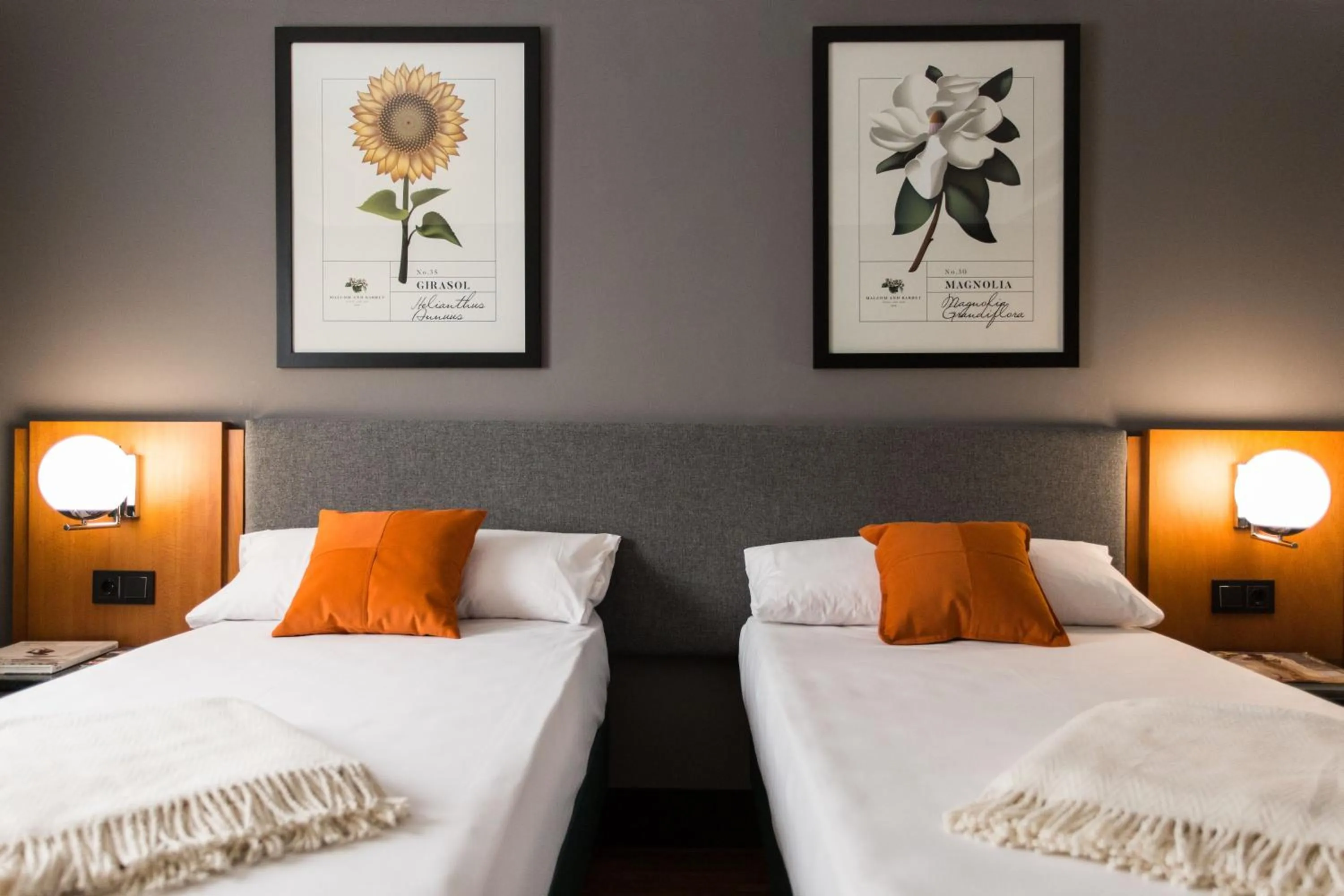 Bed in Hotel Malcom and Barret