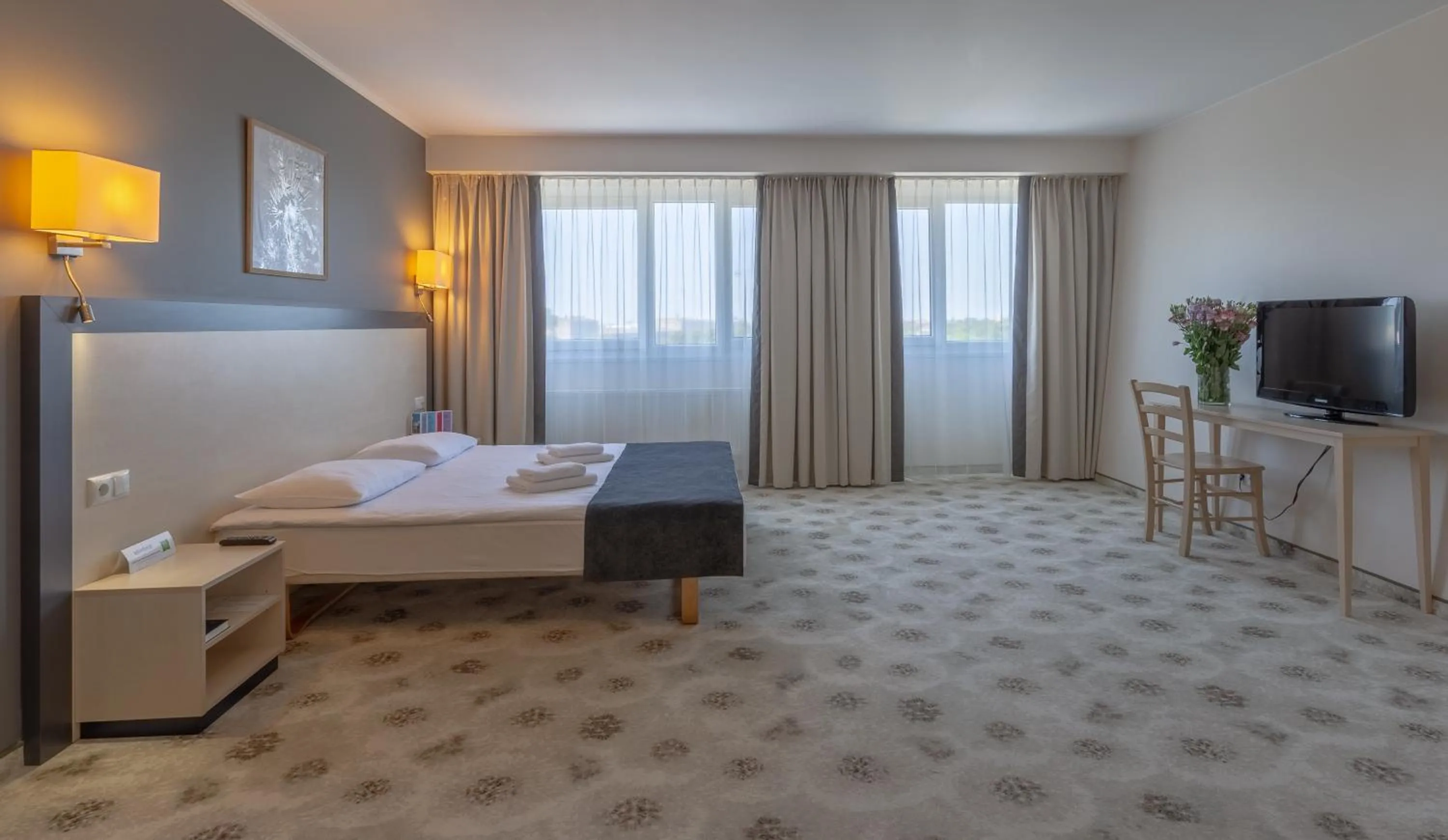 Bed in Aurora Hotel Klaipeda