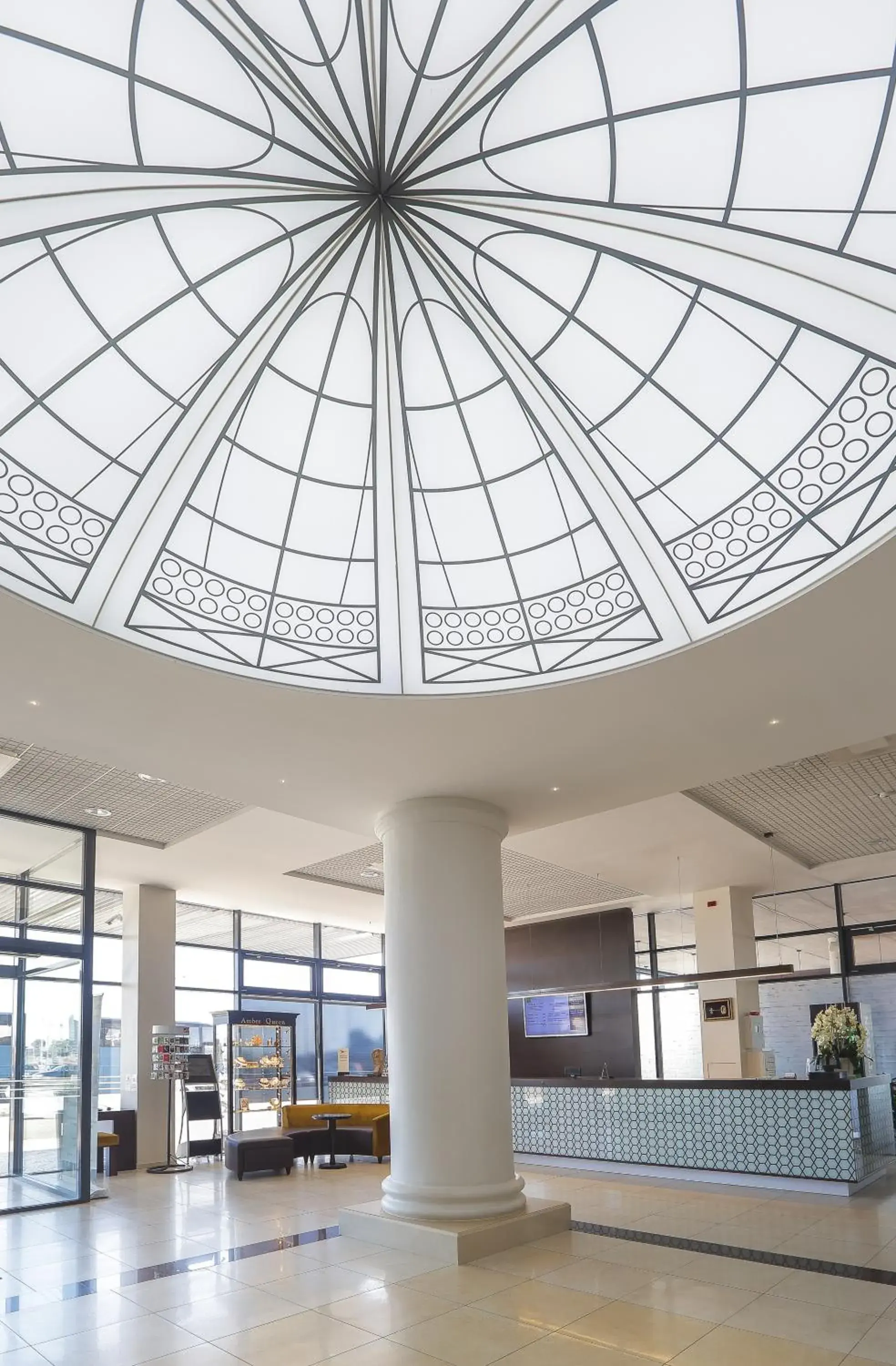 Lobby or reception in Aurora Hotel Klaipeda Lobby or reception in Aurora Hotel Klaipeda