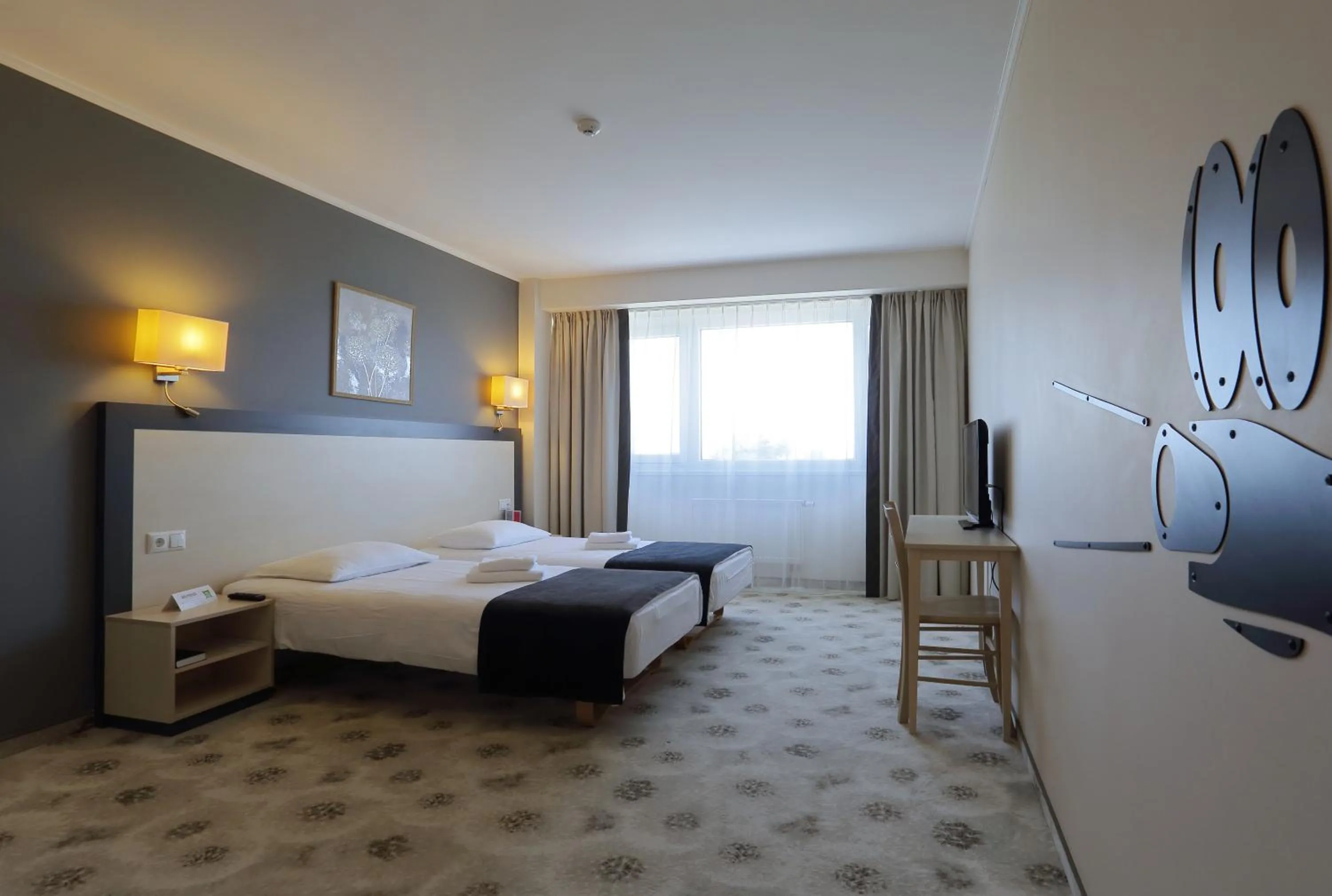 Photo of the whole room, Bed in Aurora Hotel Klaipeda