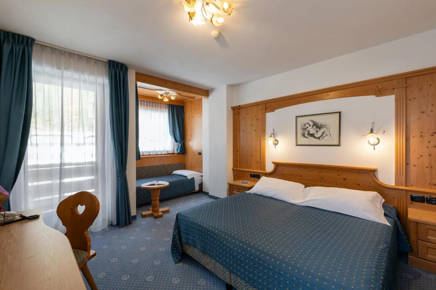 Bed in Sport Hotel Cristal