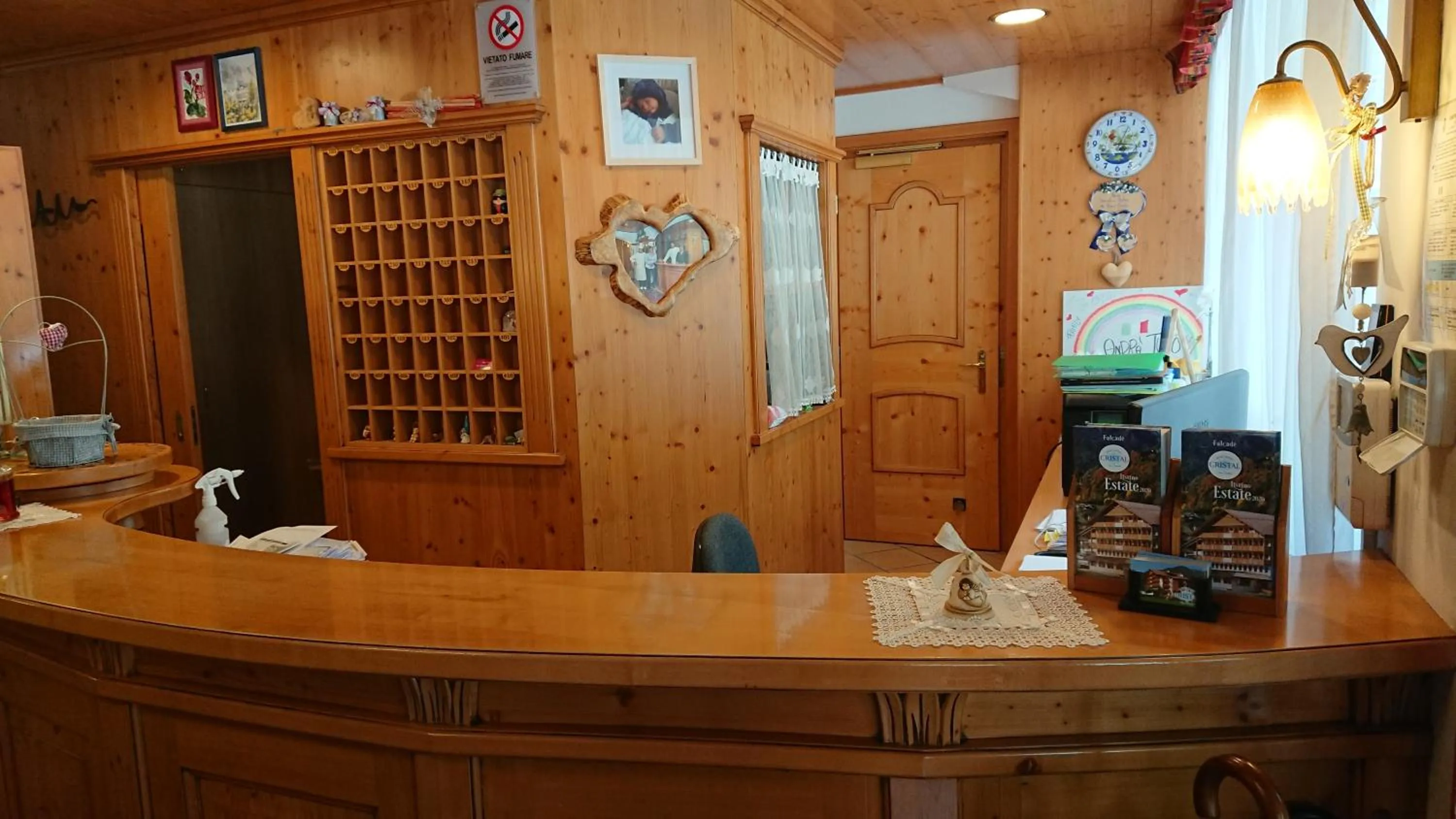 Lobby or reception in Sport Hotel Cristal