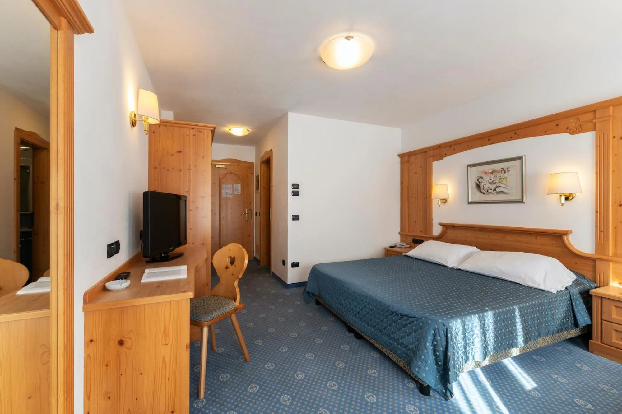 Bed in Sport Hotel Cristal