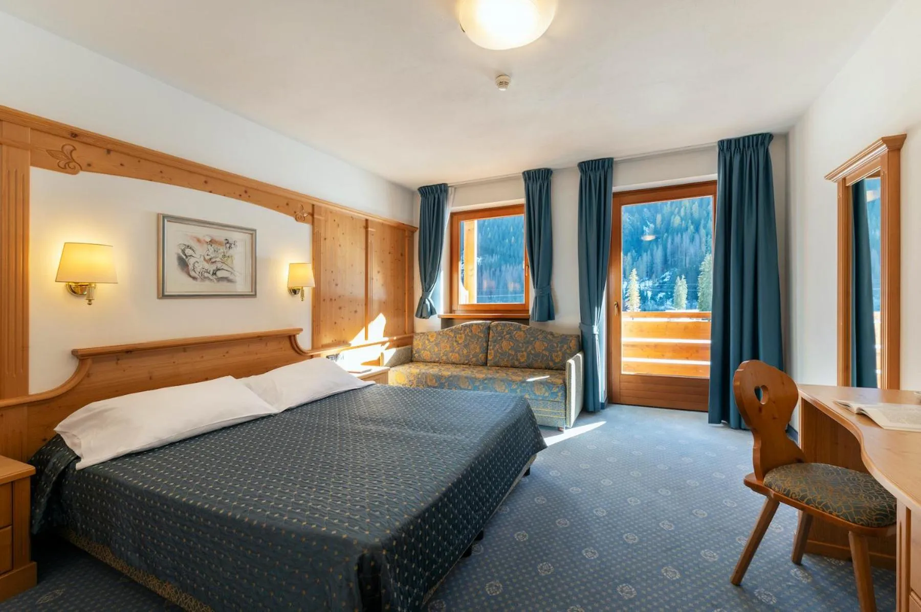 Bed in Sport Hotel Cristal