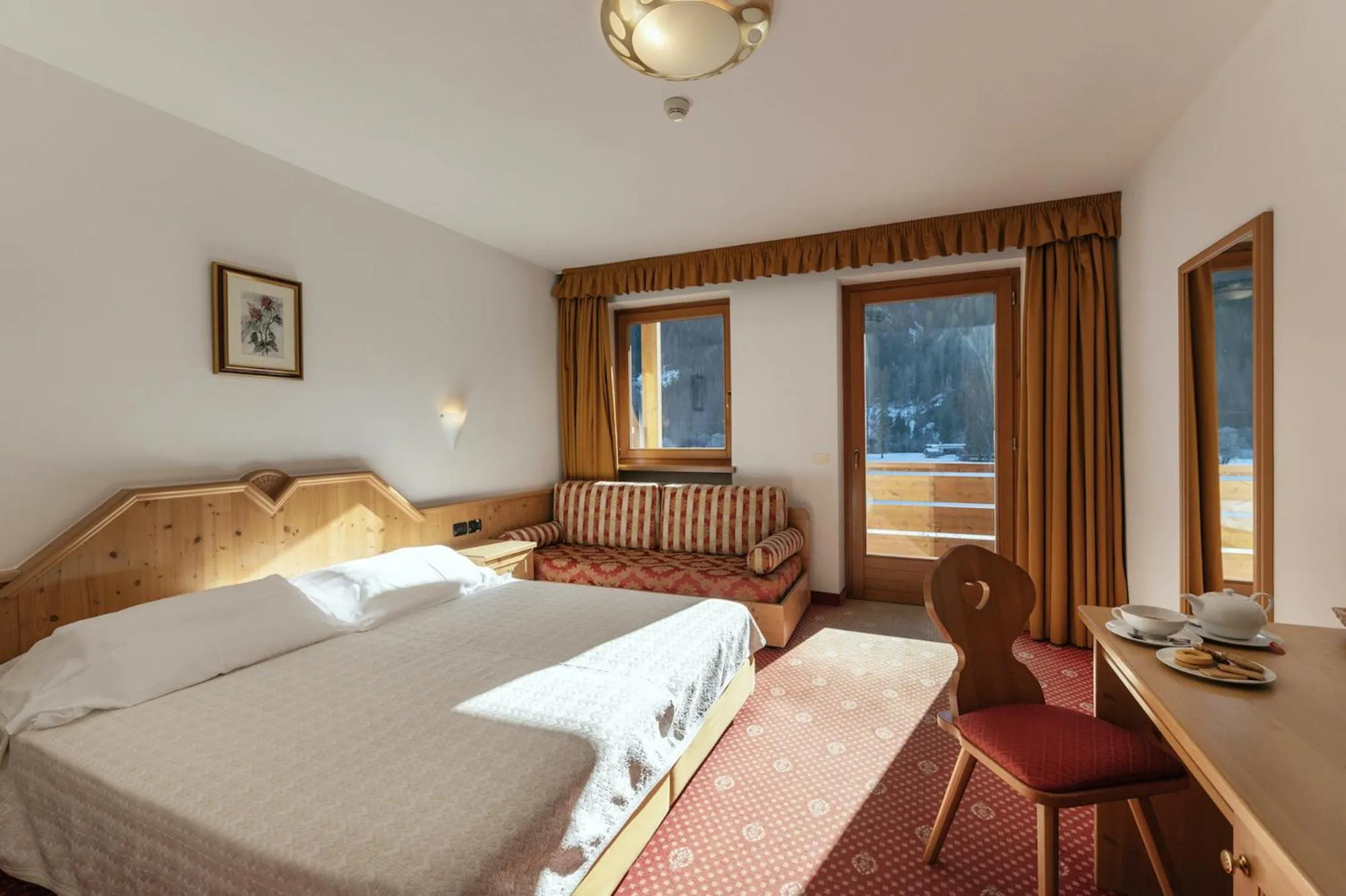 Bed in Sport Hotel Cristal