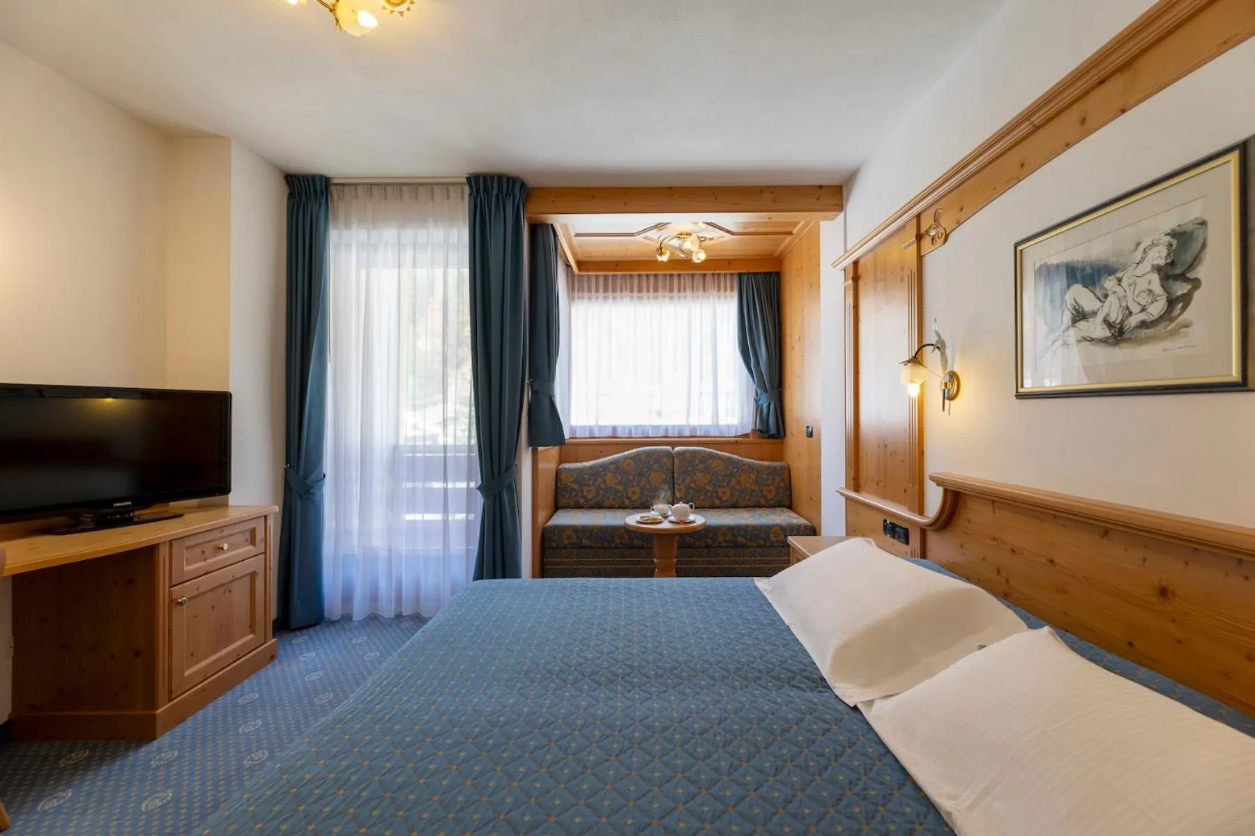 Bed in Sport Hotel Cristal